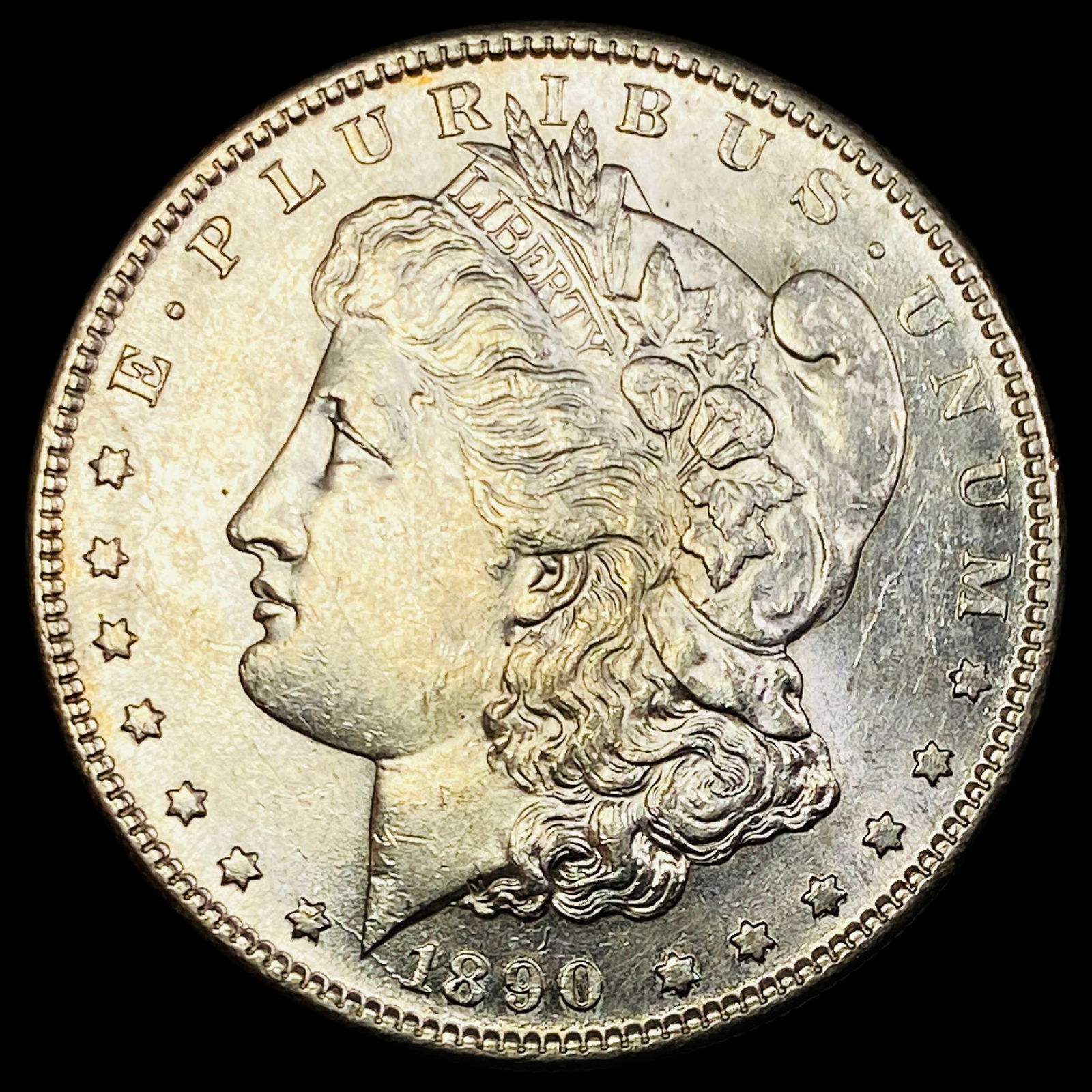 1890-S Silver Morgan Dollar CHOICE BU (1 of 2)