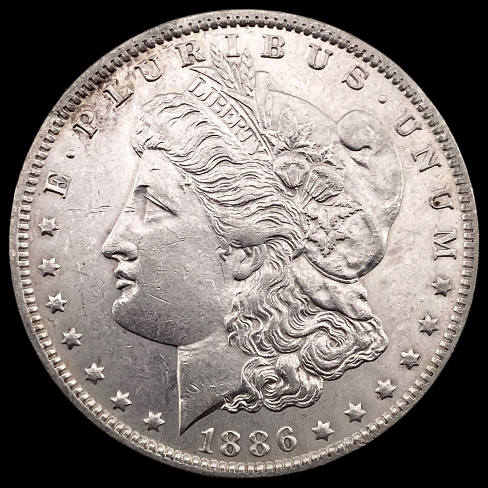 1886-O Silver Morgan Dollar CHOICE AU (1 of 2)