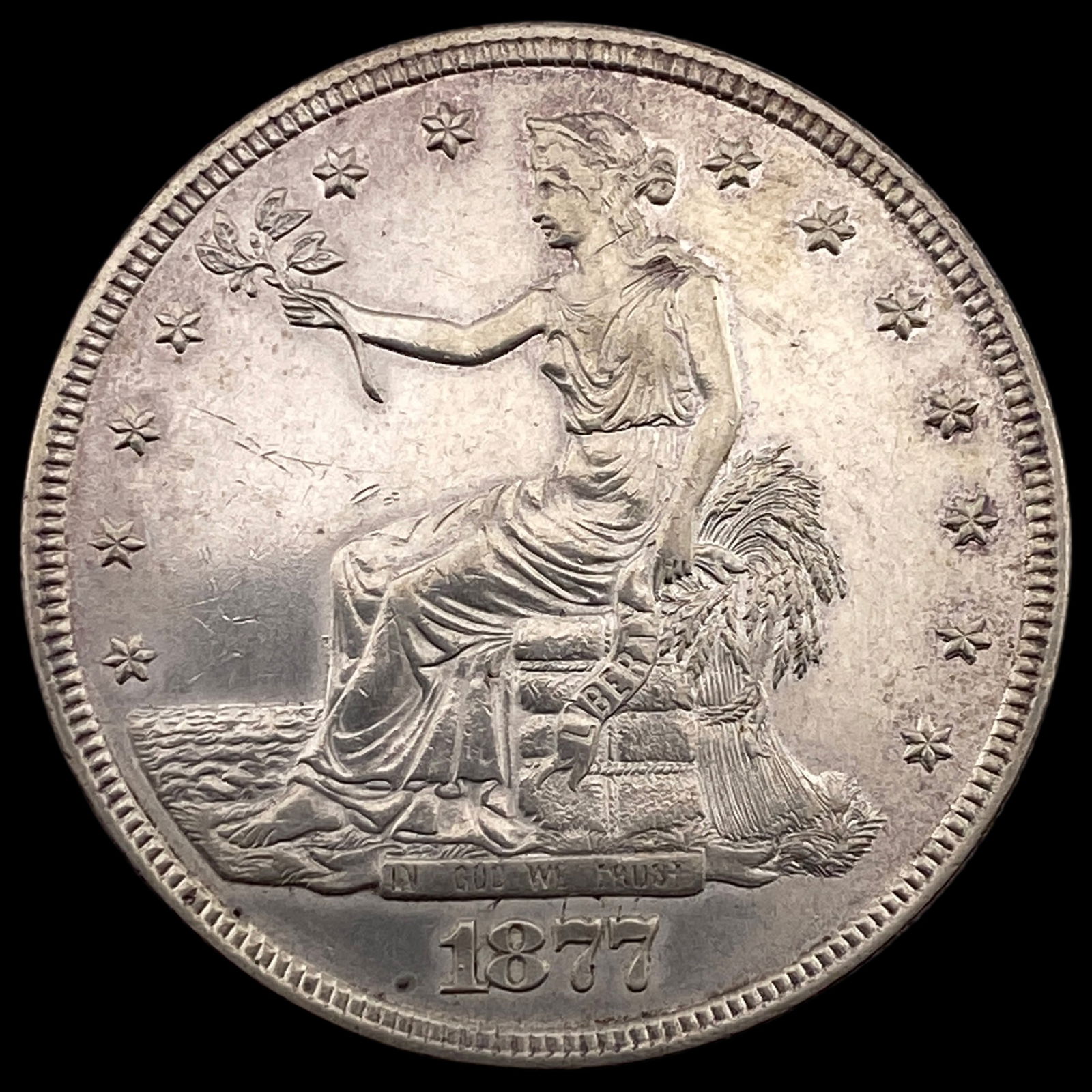 1877 Silver Trade Dollar UNCIRCULATED (1 of 2)