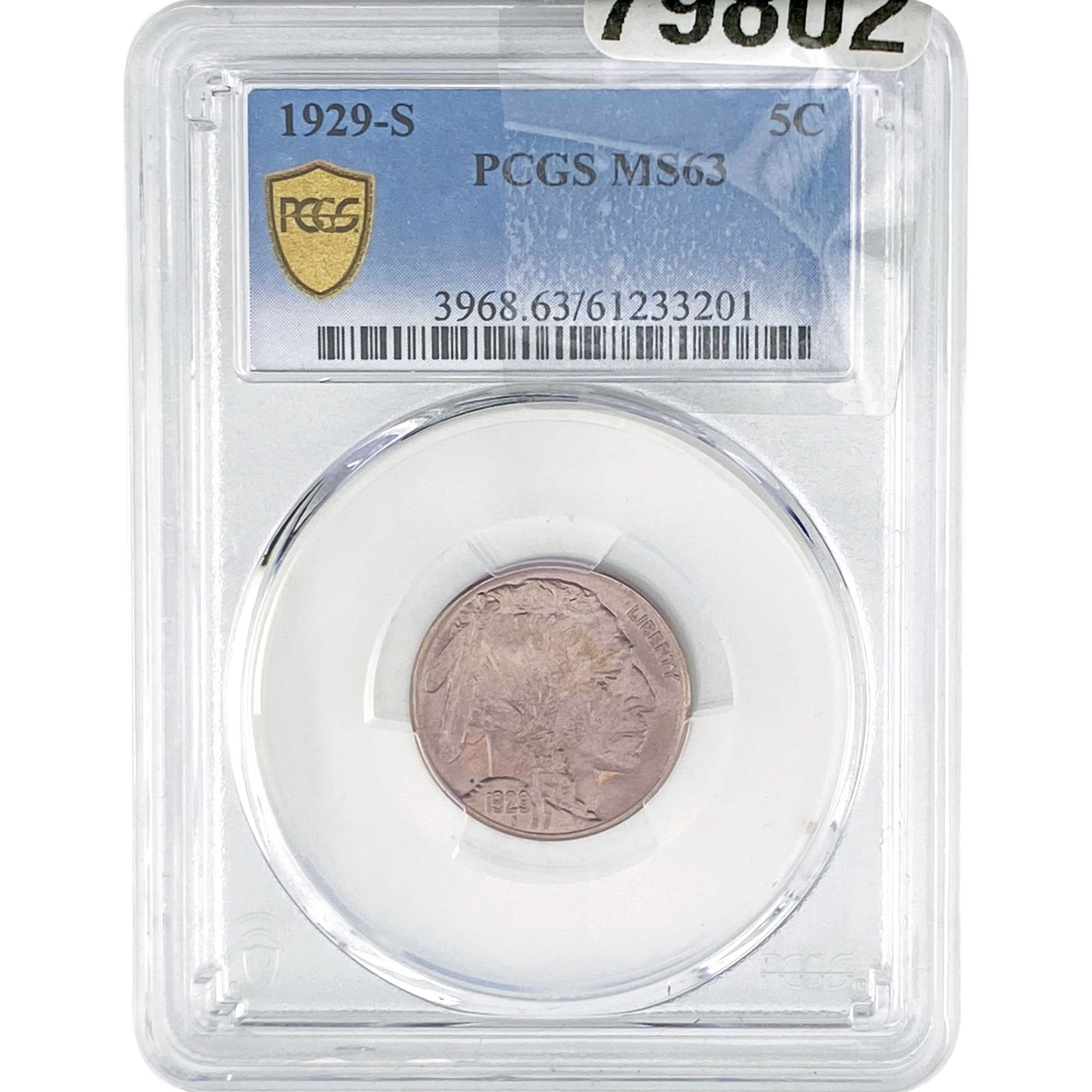 1929-S Buffalo Nickel PCGS MS63 (1 of 2)