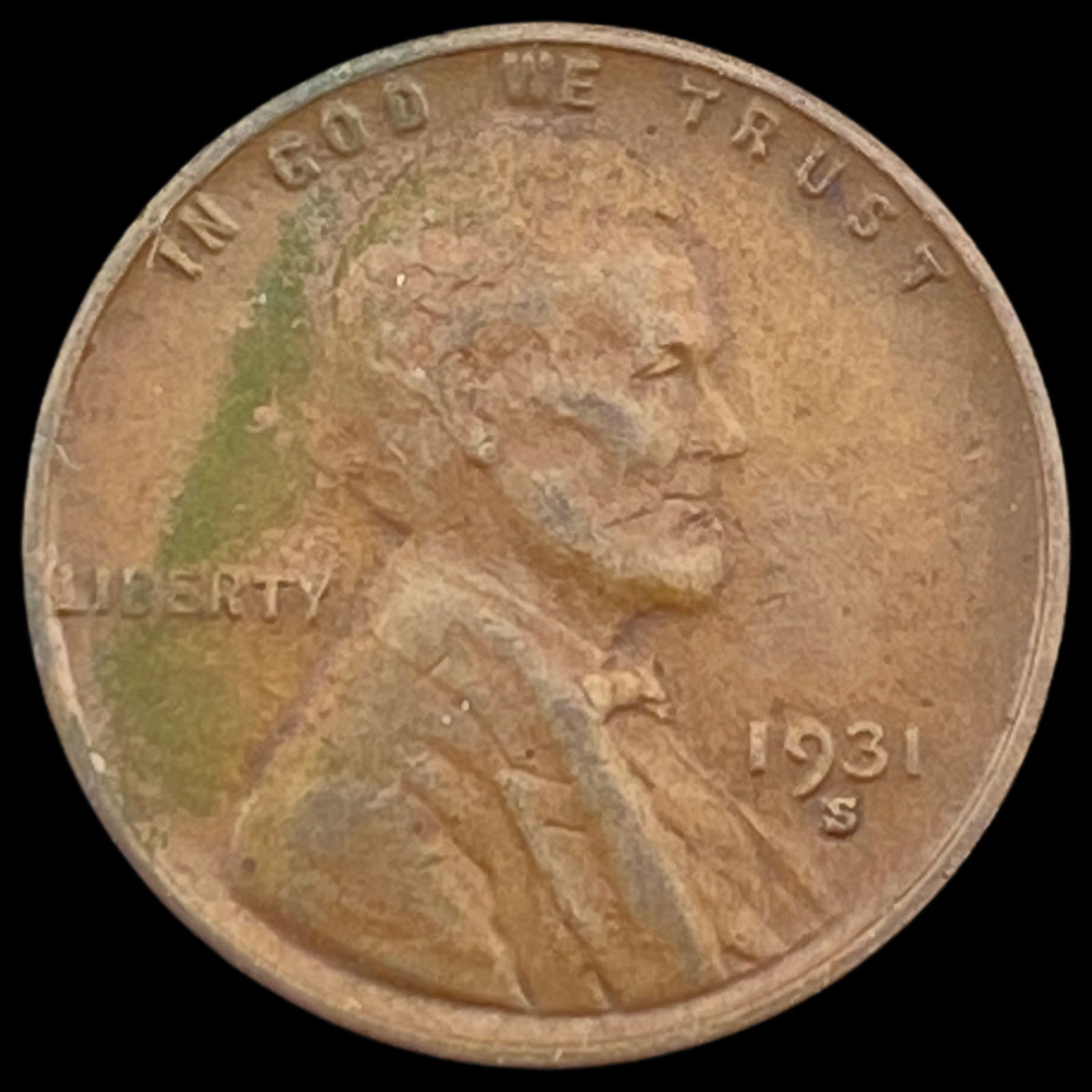 1931-S Lincoln Wheat Cent ABOUT UNCIRCULATED (1 of 2)