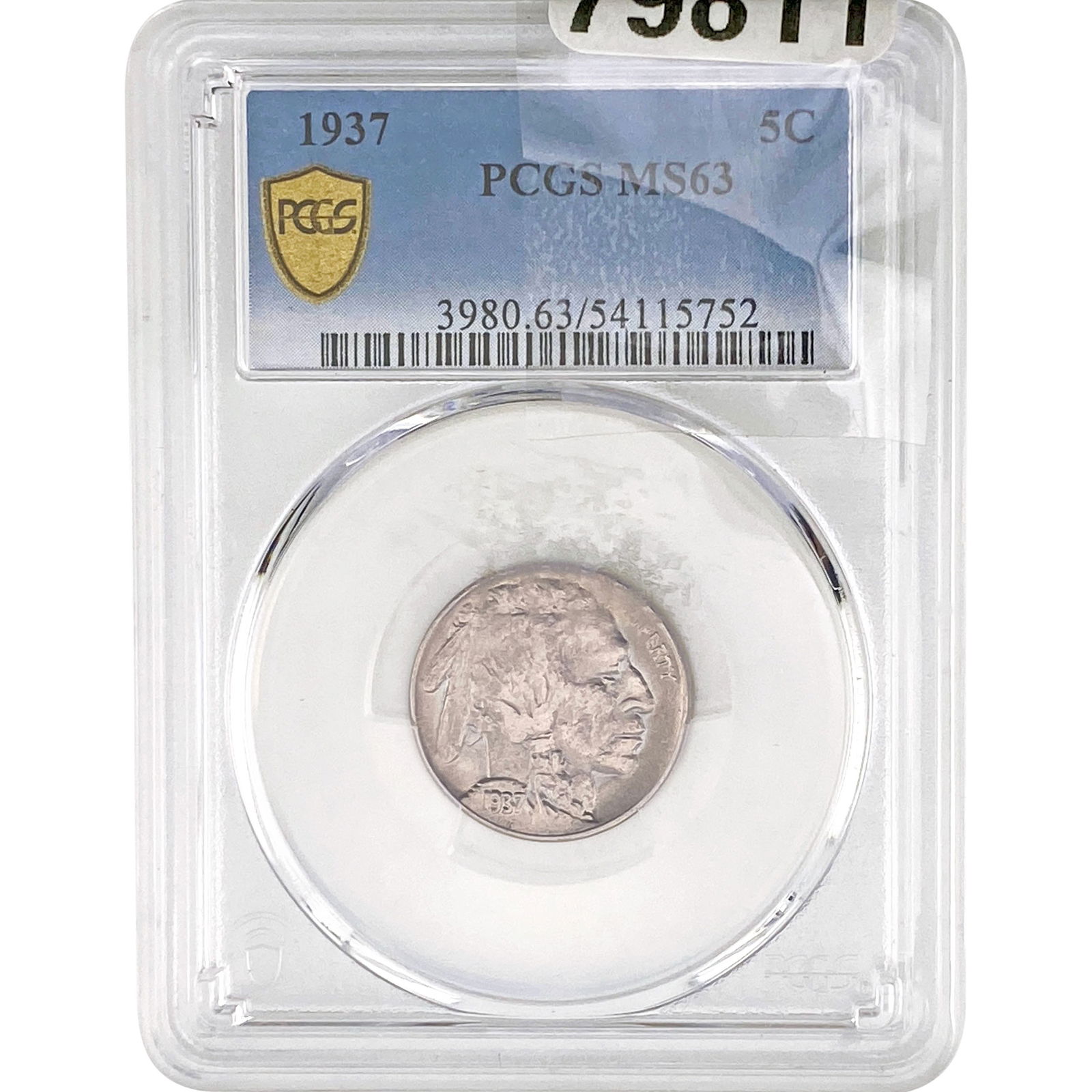 1937 Buffalo Nickel PCGS MS63 (1 of 2)