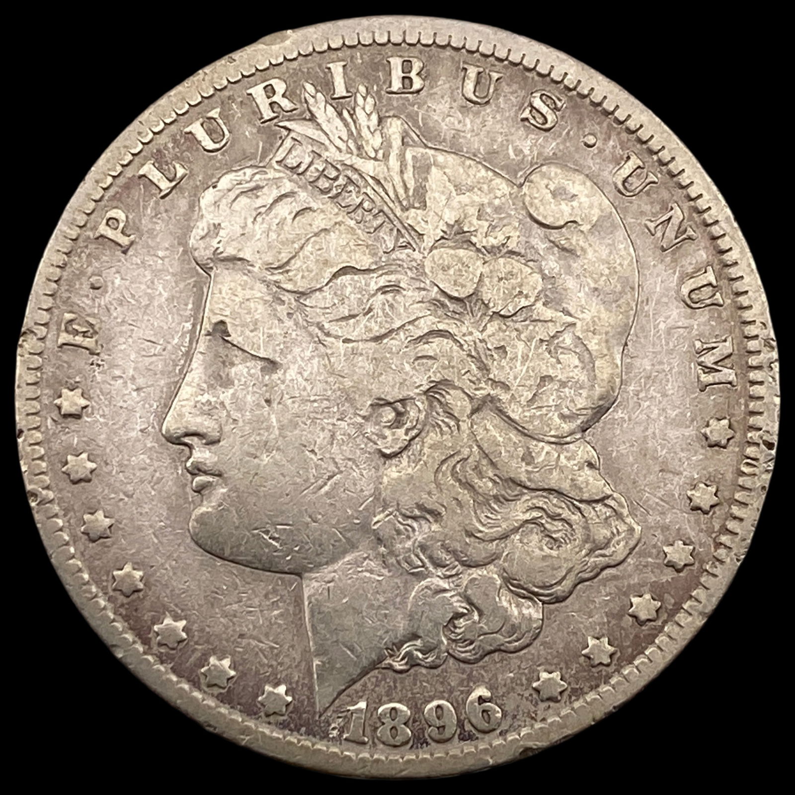 1896-S Silver Morgan Dollar NICELY CIRCULATED (1 of 2)