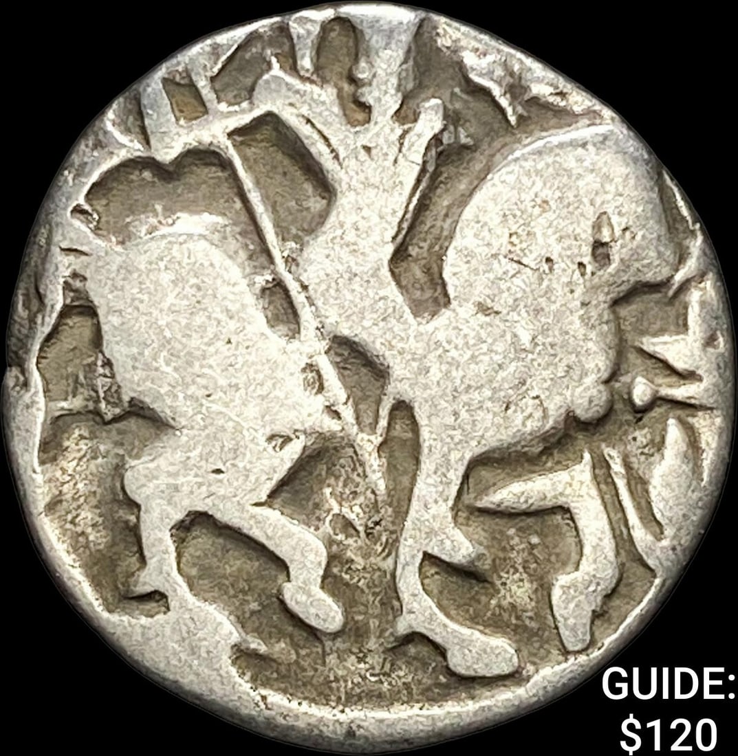 700-1000 AD India Rajput SIlver Jital NEARLY UNCIRCULATED: 700-1000 AD India Rajput SIlver Jital NEARLY UNCIRCULATED