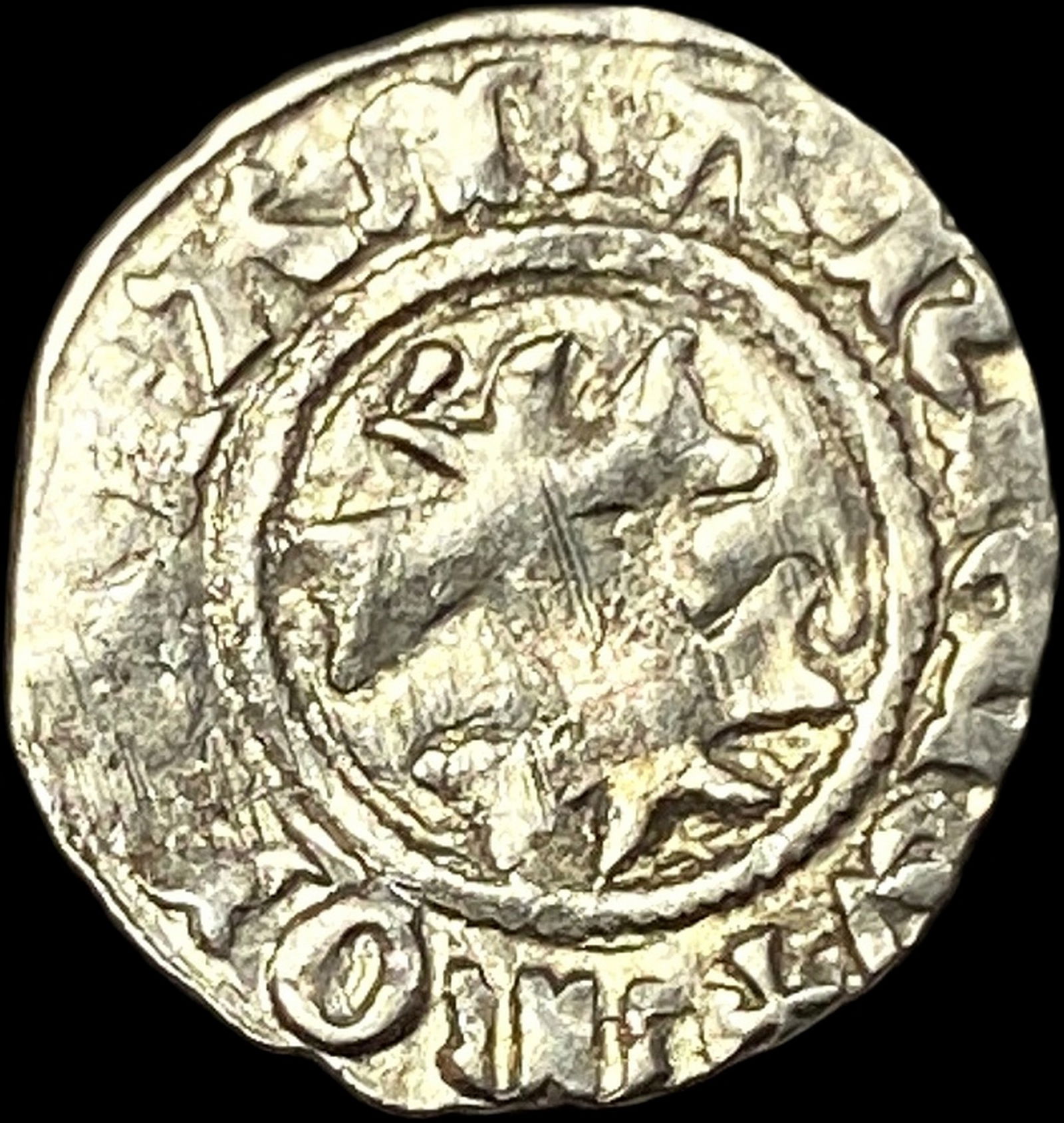 1386-1395 Hungary Mary Silver Denar CLOSELY UNCIRCULATED (1 of 2)