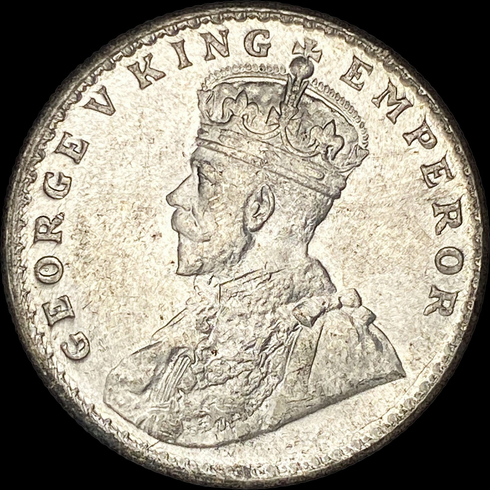 1919 British-India SIlver Rupee UNCIRCULATED (1 of 2)