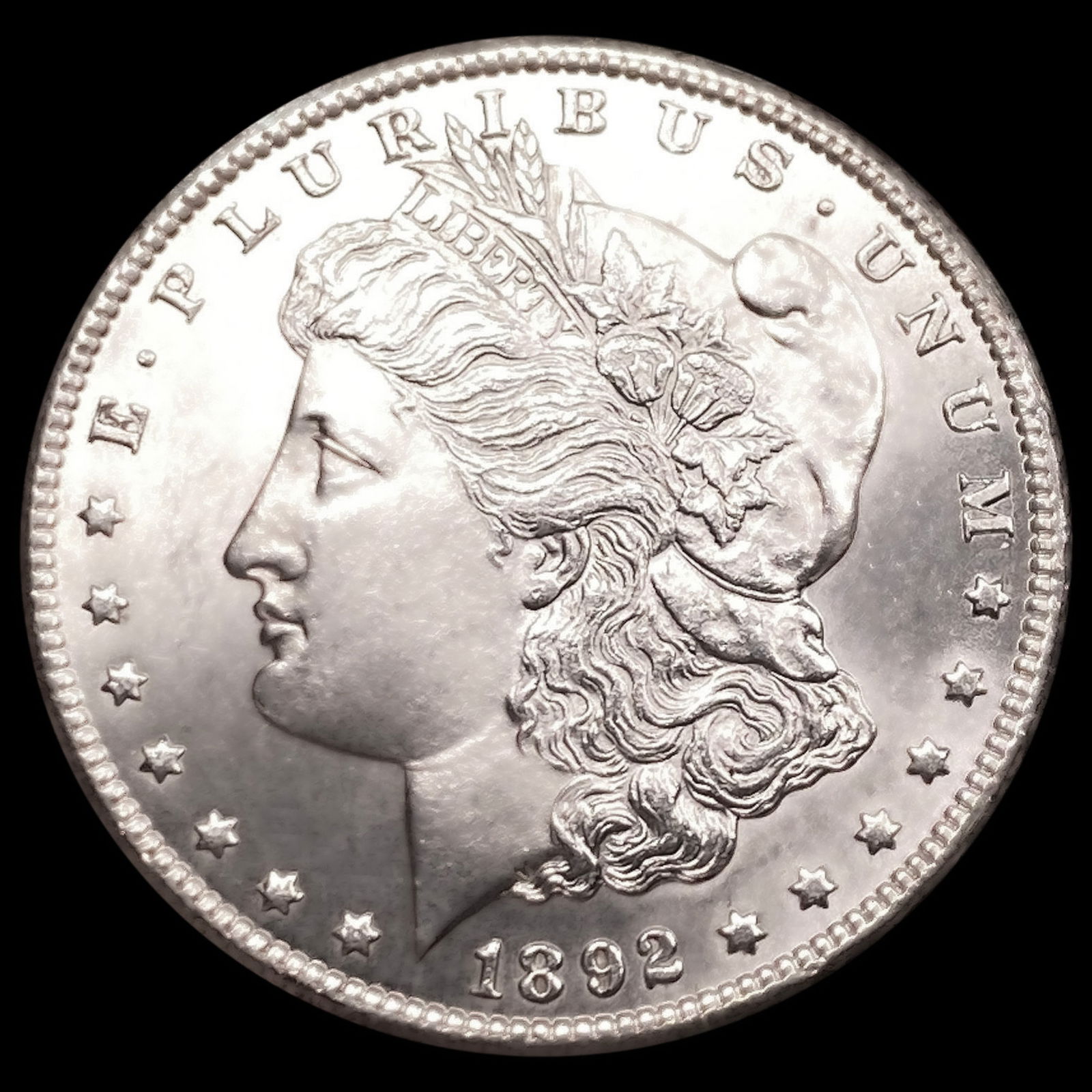 1892-CC Morgan Silver Dollar CHOICE BU (1 of 2)