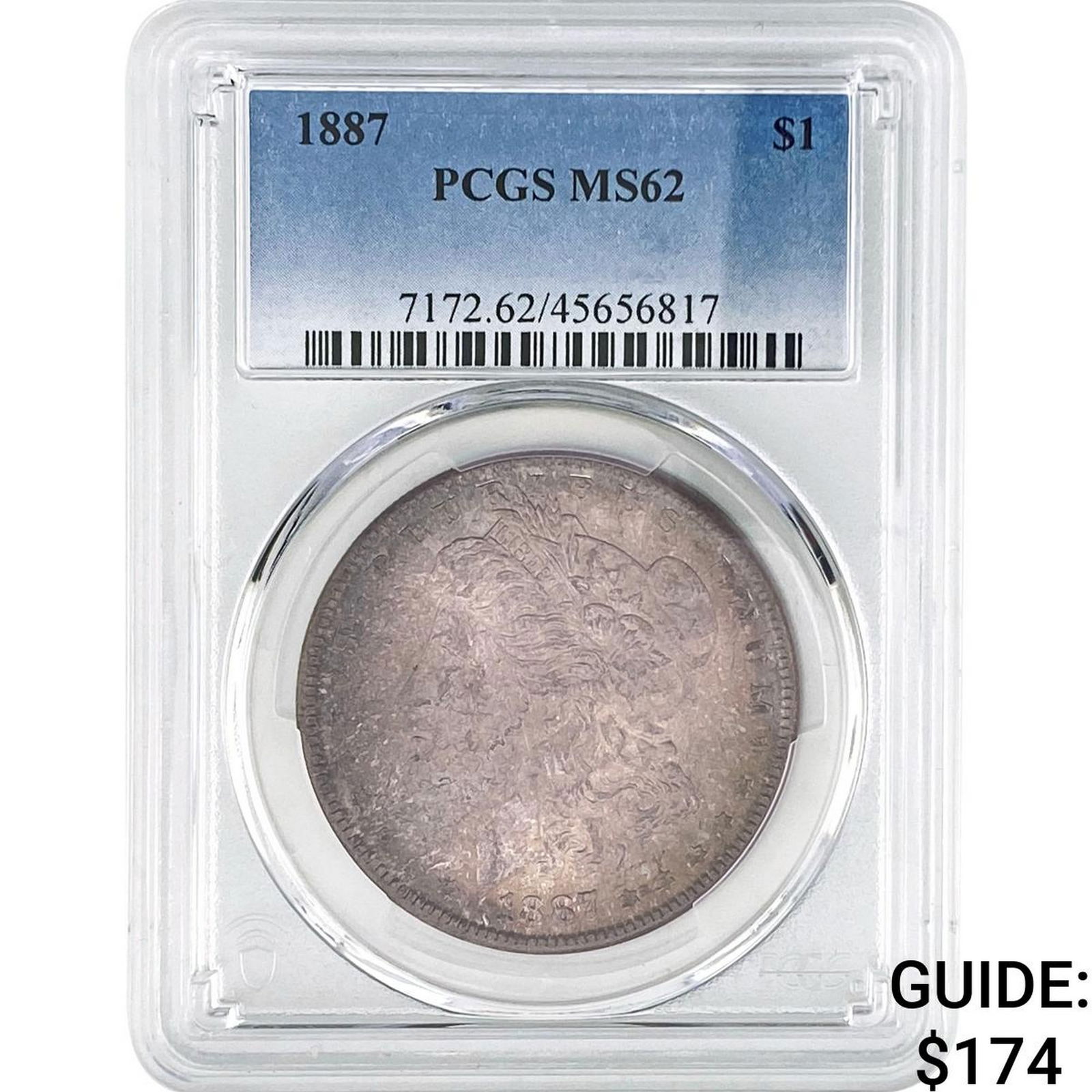 1887 Morgan Silver Dollar PCGS MS62 (1 of 2)