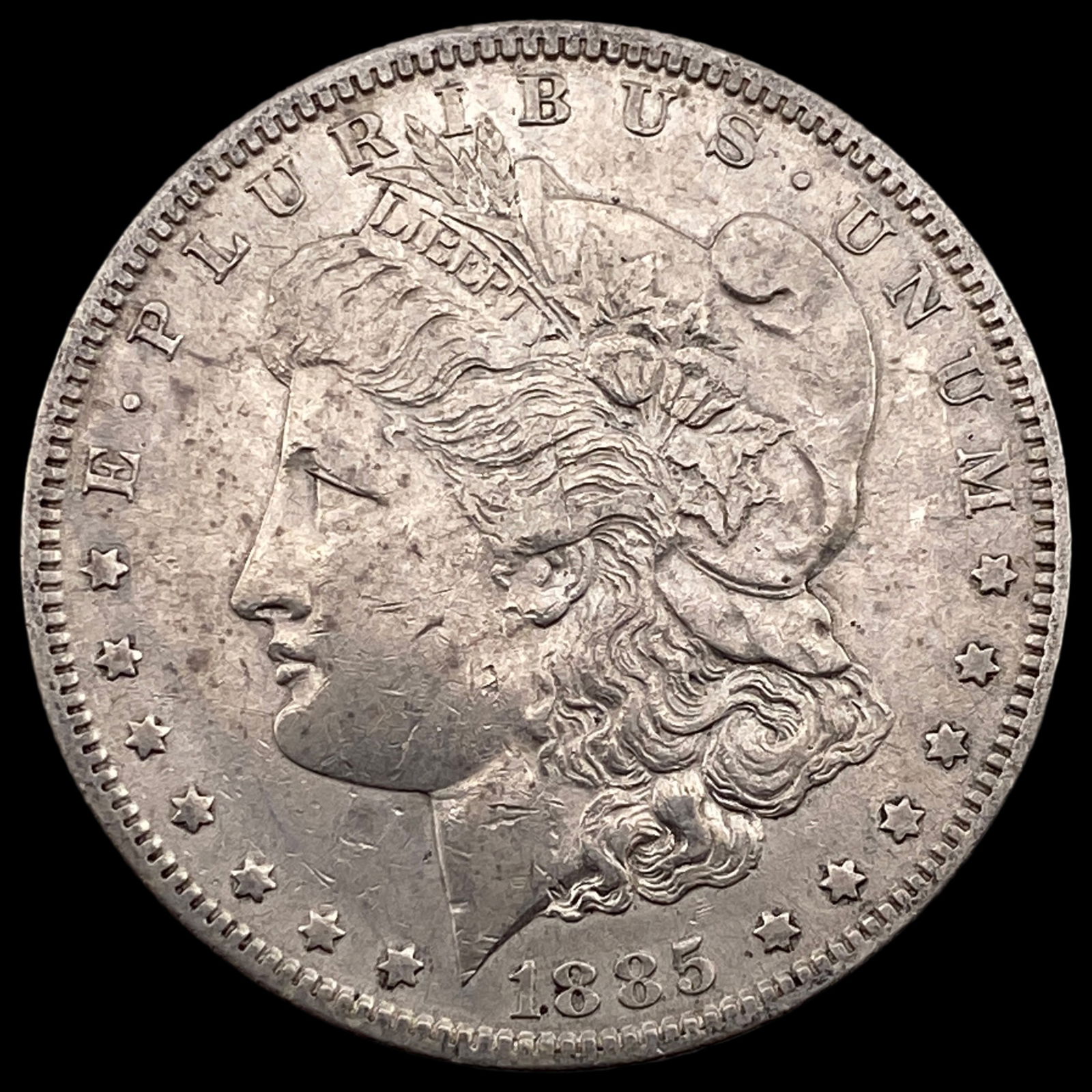 1885-S Silver Morgan Dollar CLOSELY UNCIRCULATED (1 of 2)