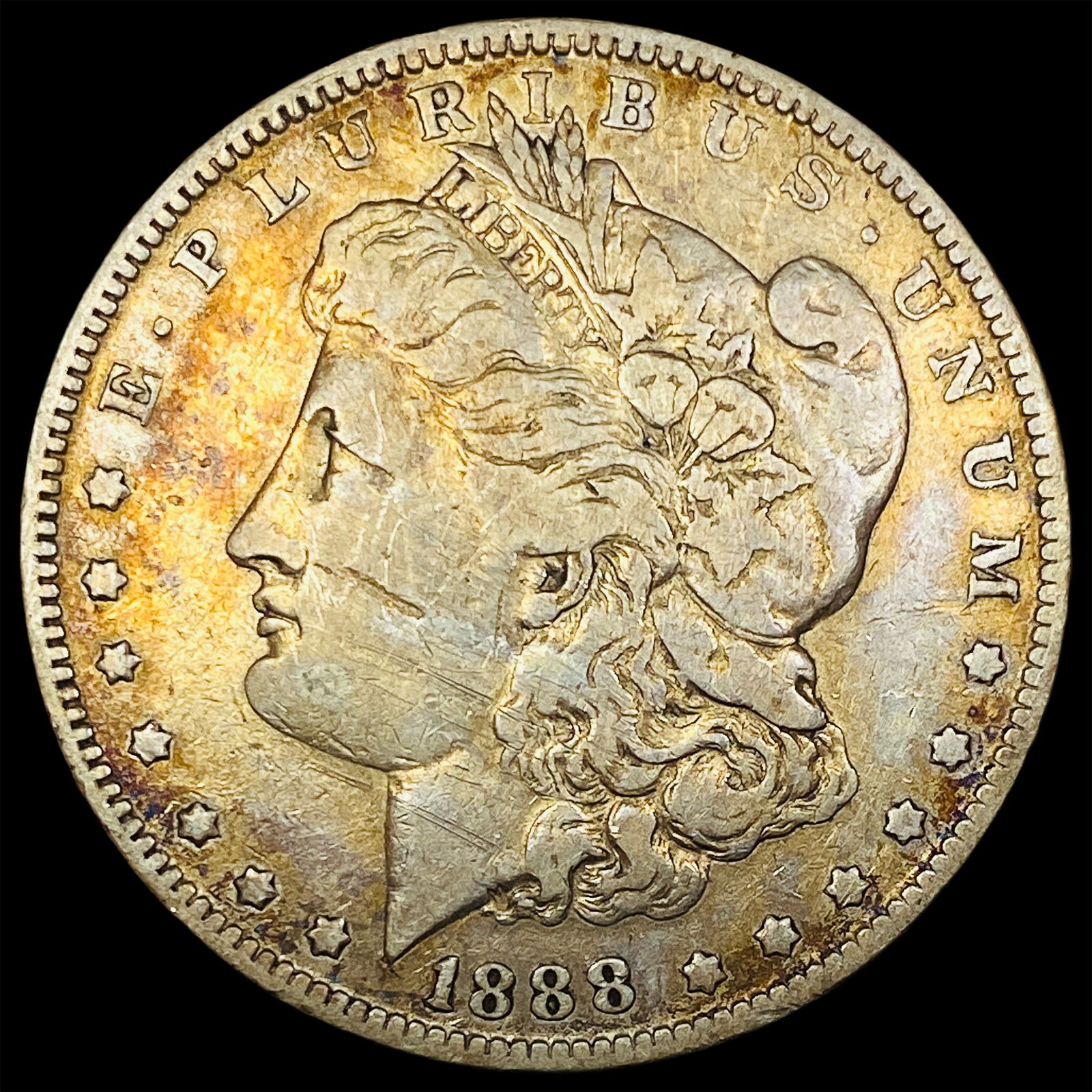 1888-O Silver Morgan Dollar LIGHTLY CIRCULATED (1 of 2)