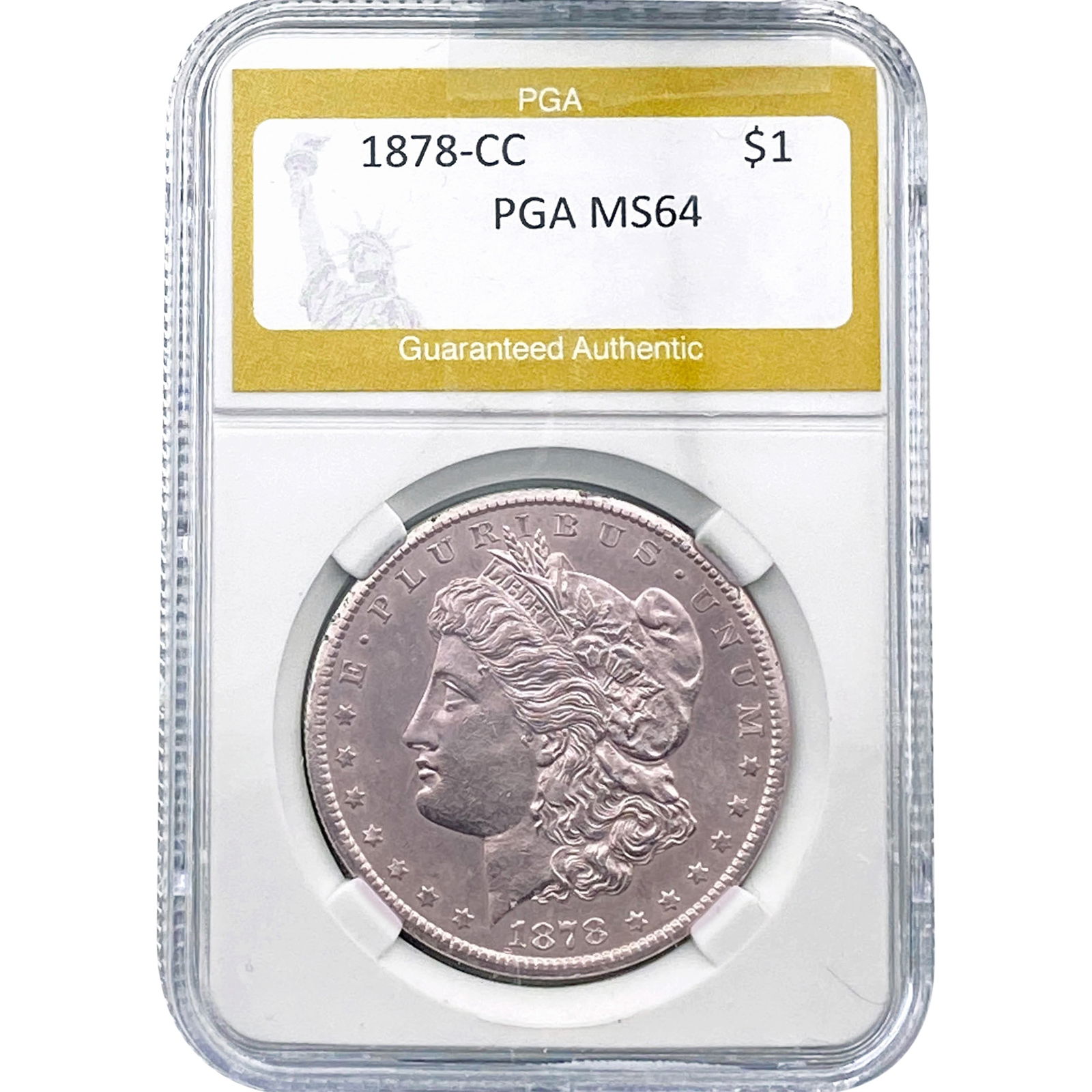 1878-CC Morgan Silver Dollar PGA MS64 (1 of 2)