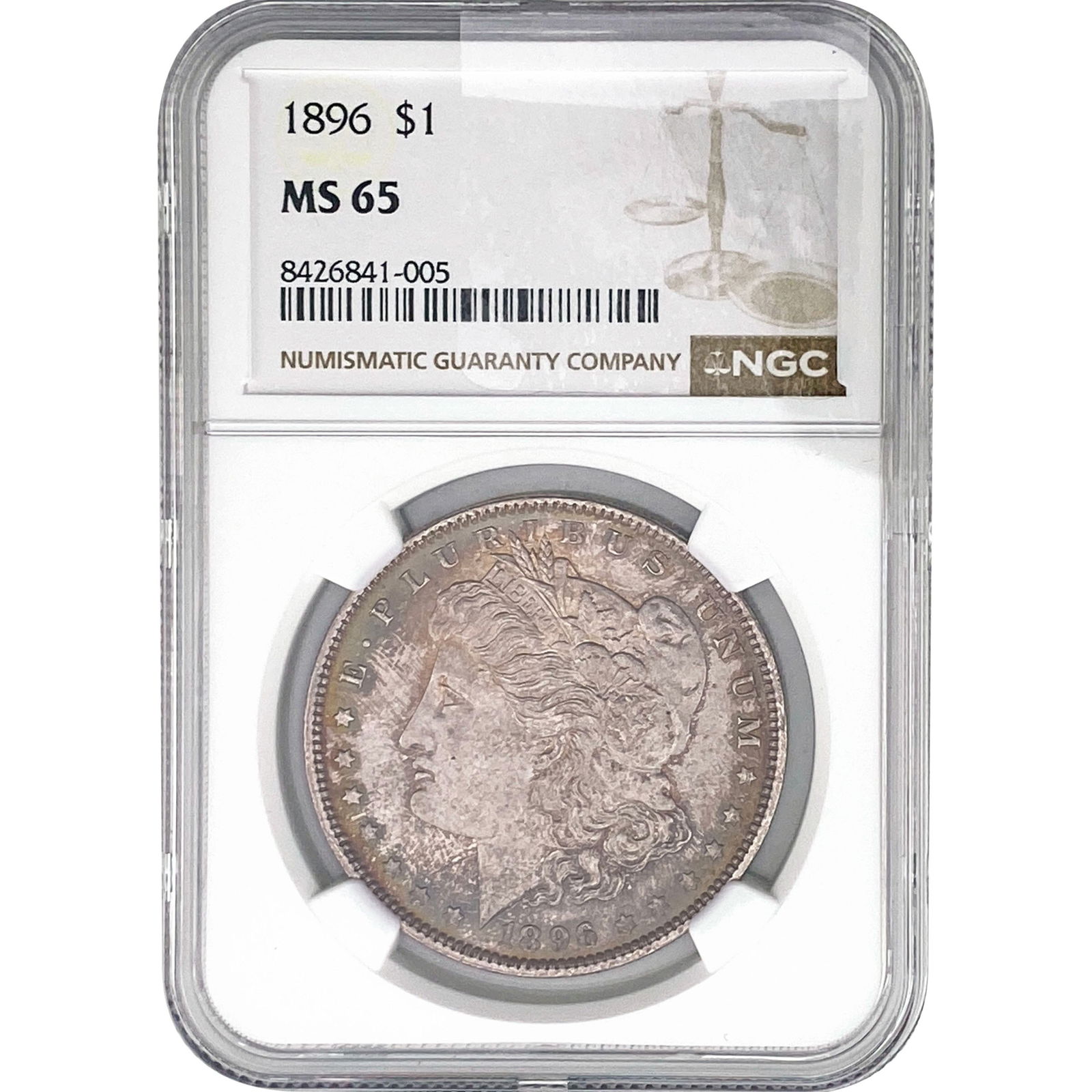 1896 Morgan Silver Dollar NGC MS65 (1 of 2)