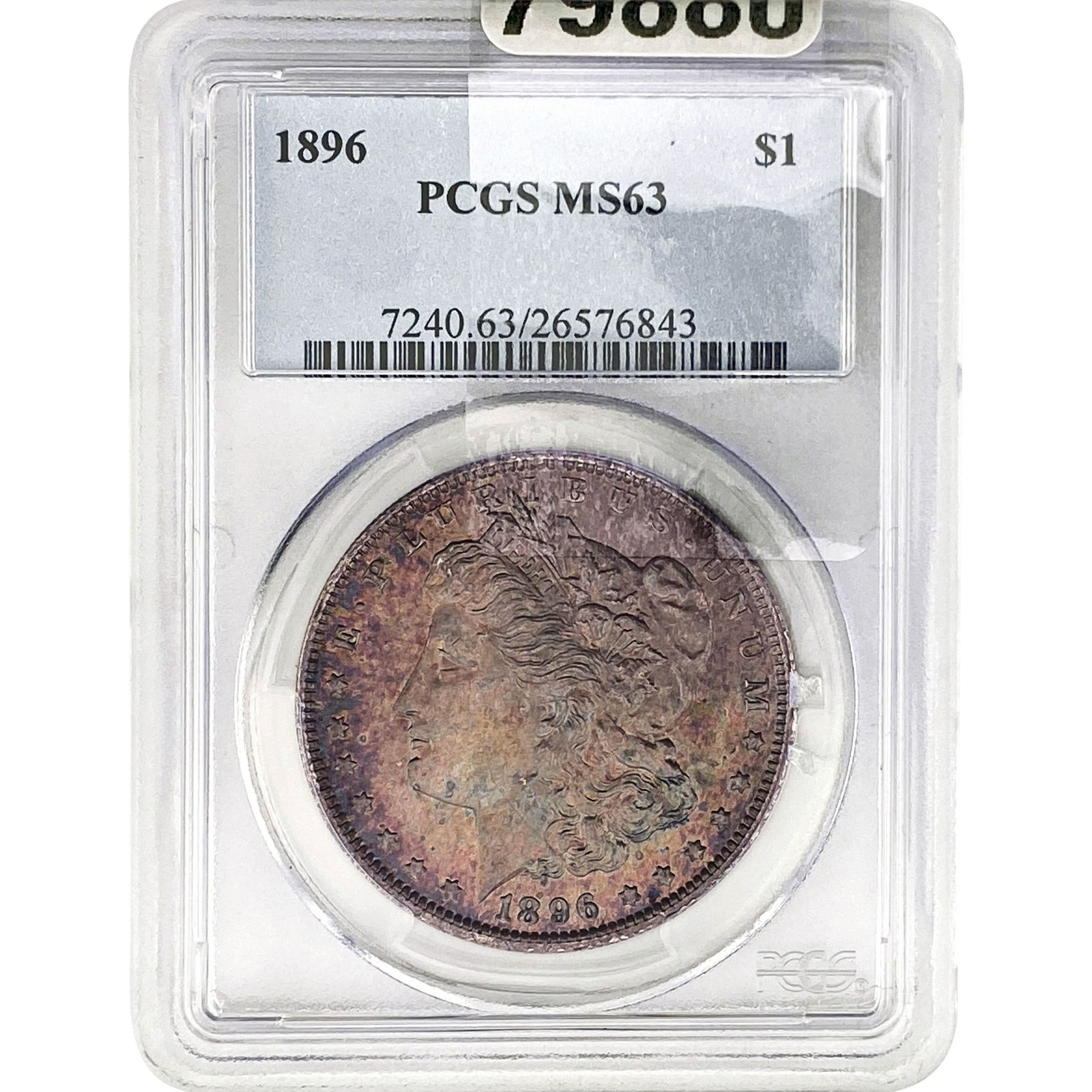 1896 Morgan Silver Dollar PCGS MS63 (1 of 2)
