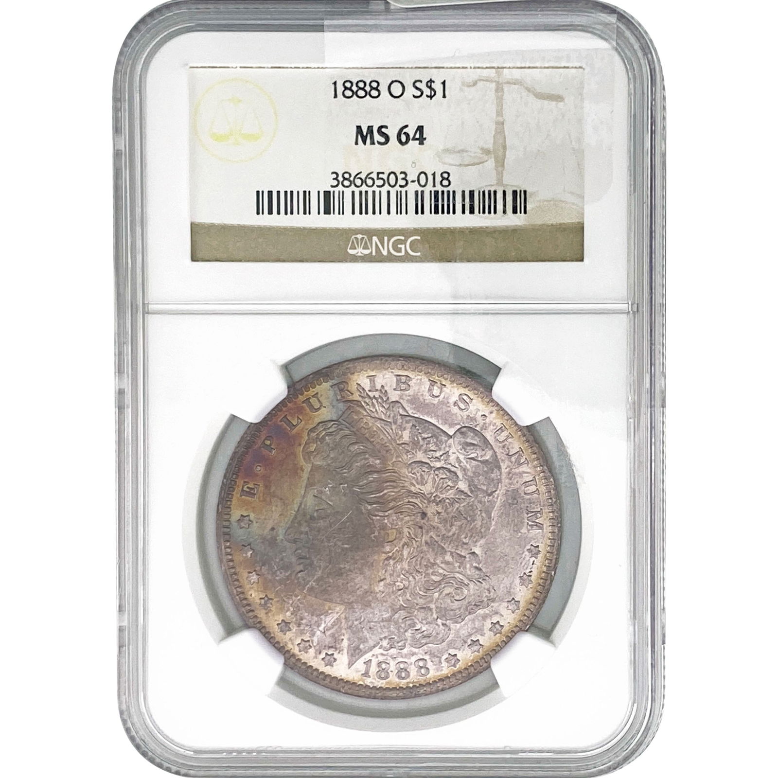 1888-O Morgan Silver Dollar NGC MS64 (1 of 2)