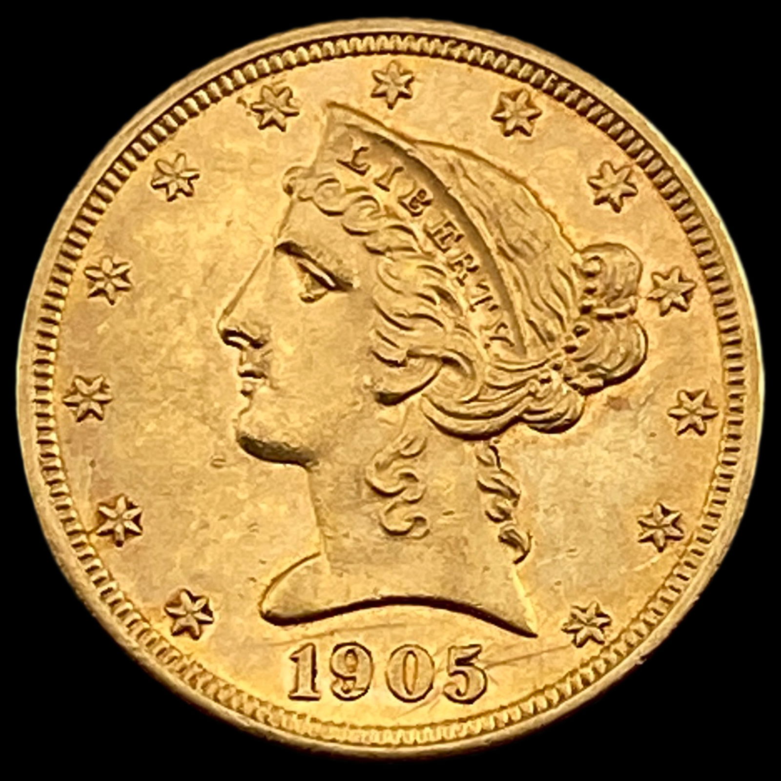 1905-S Liberty Head Half Eagle $5 Gold UNCIRCULATED (1 of 2)