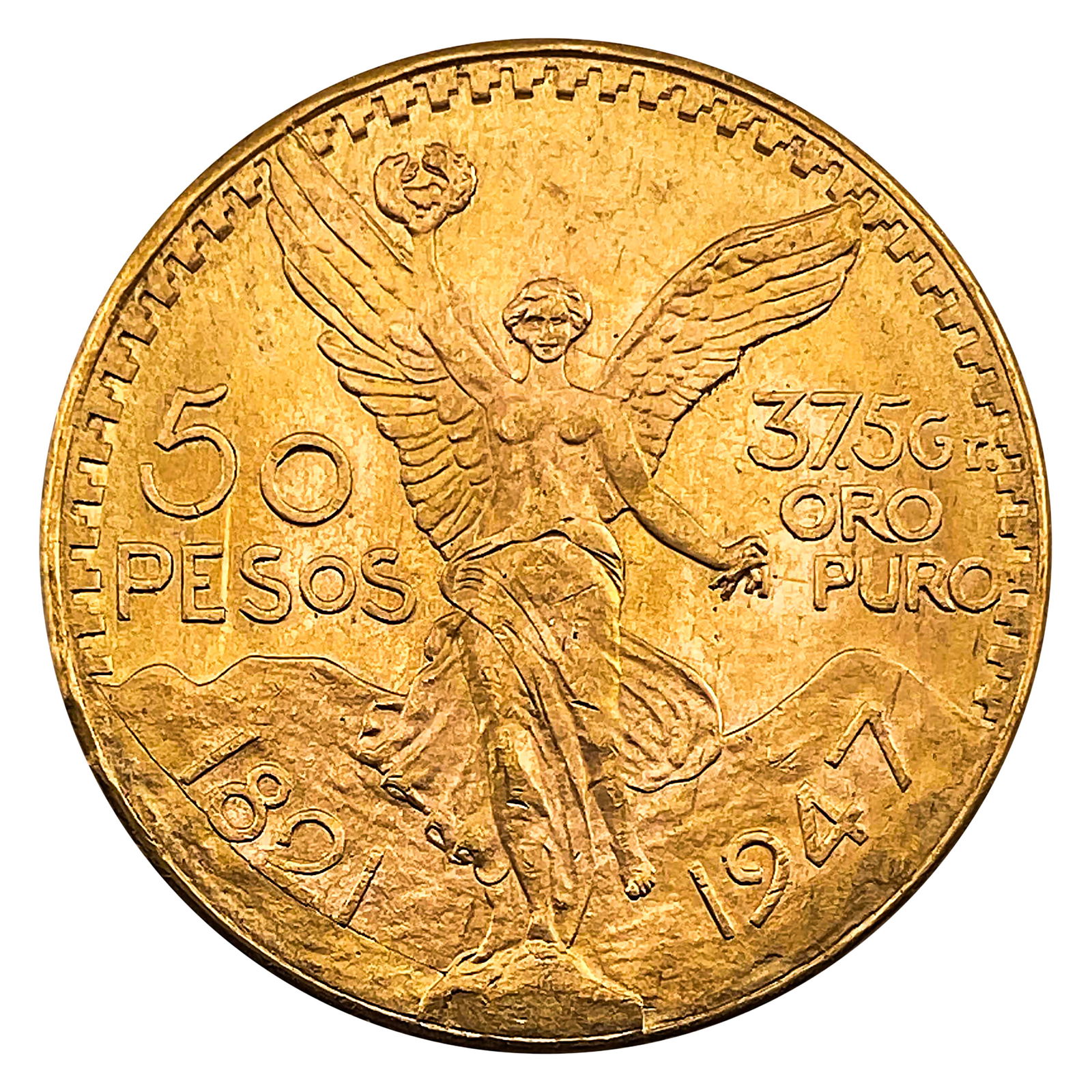 1947 Gold Mexico 50 Pesos (1 of 2)