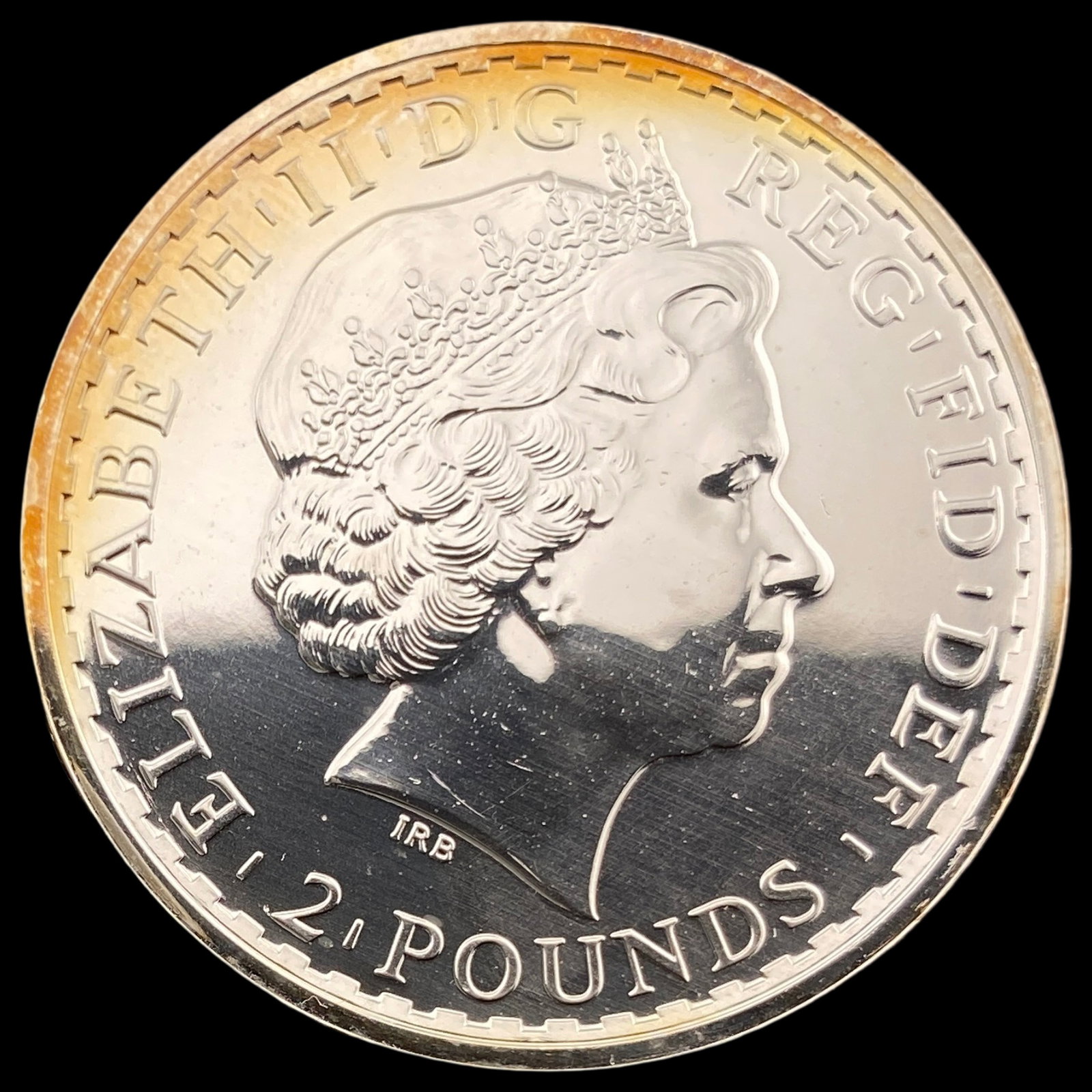 2013 1oz Silver Britannia 2 Pounds SUPERB GEM BU: 2013 1oz Silver Britannia 2 Pounds SUPERB GEM BU