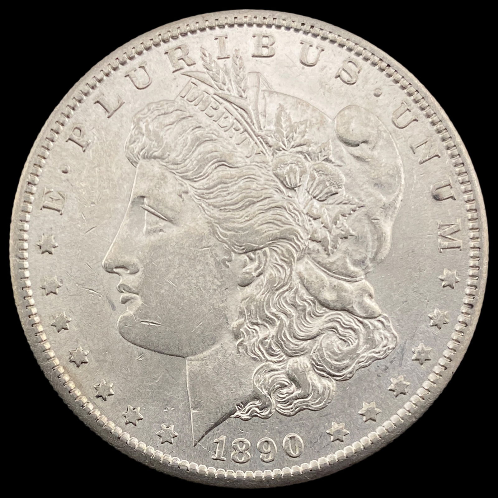 1890-S Silver Morgan Dollar CHOICE BU (1 of 2)