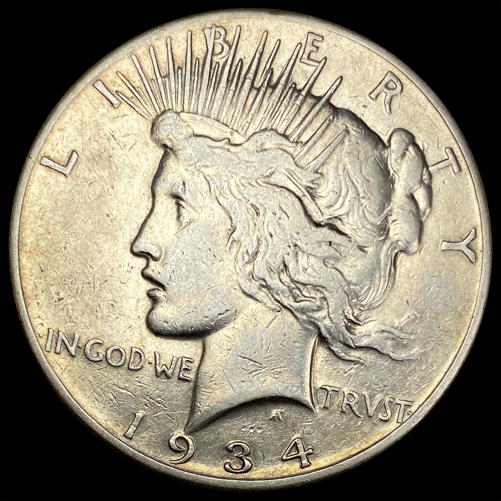 1934-S Silver Peace Dollar LIGHTLY CIRCULATED (1 of 2)