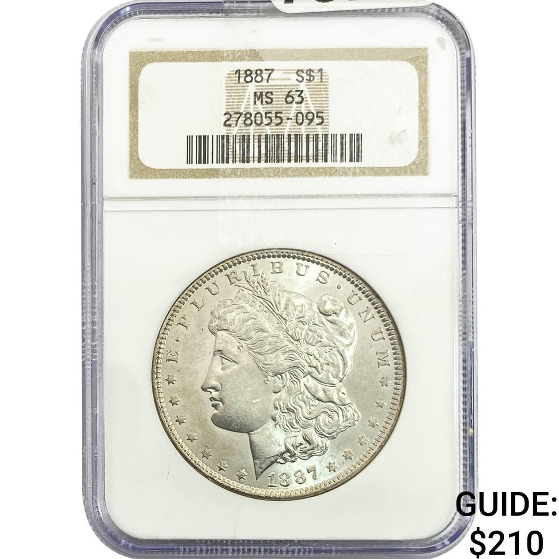 1887 Morgan Silver Dollar NGC MS63 (1 of 2)