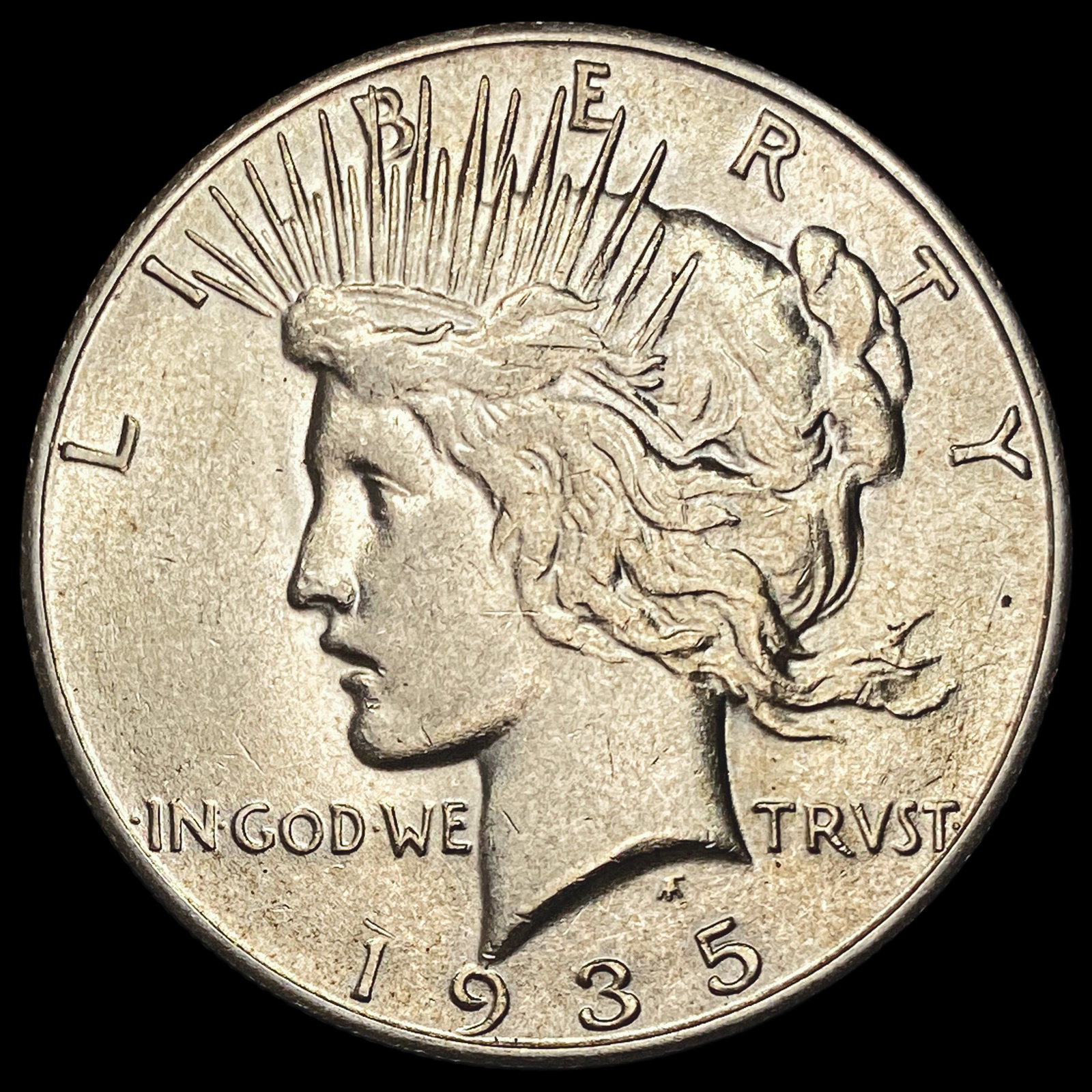 1935-S Silver Peace Dollar UNCIRCULATED: 1935-S Silver Peace Dollar UNCIRCULATED