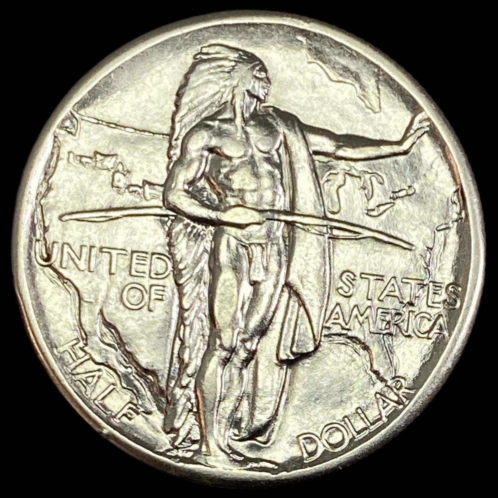 1926 Silver Oregon Trail Half Dollar GEM BU: 1926 Silver Oregon Trail Half Dollar GEM BU