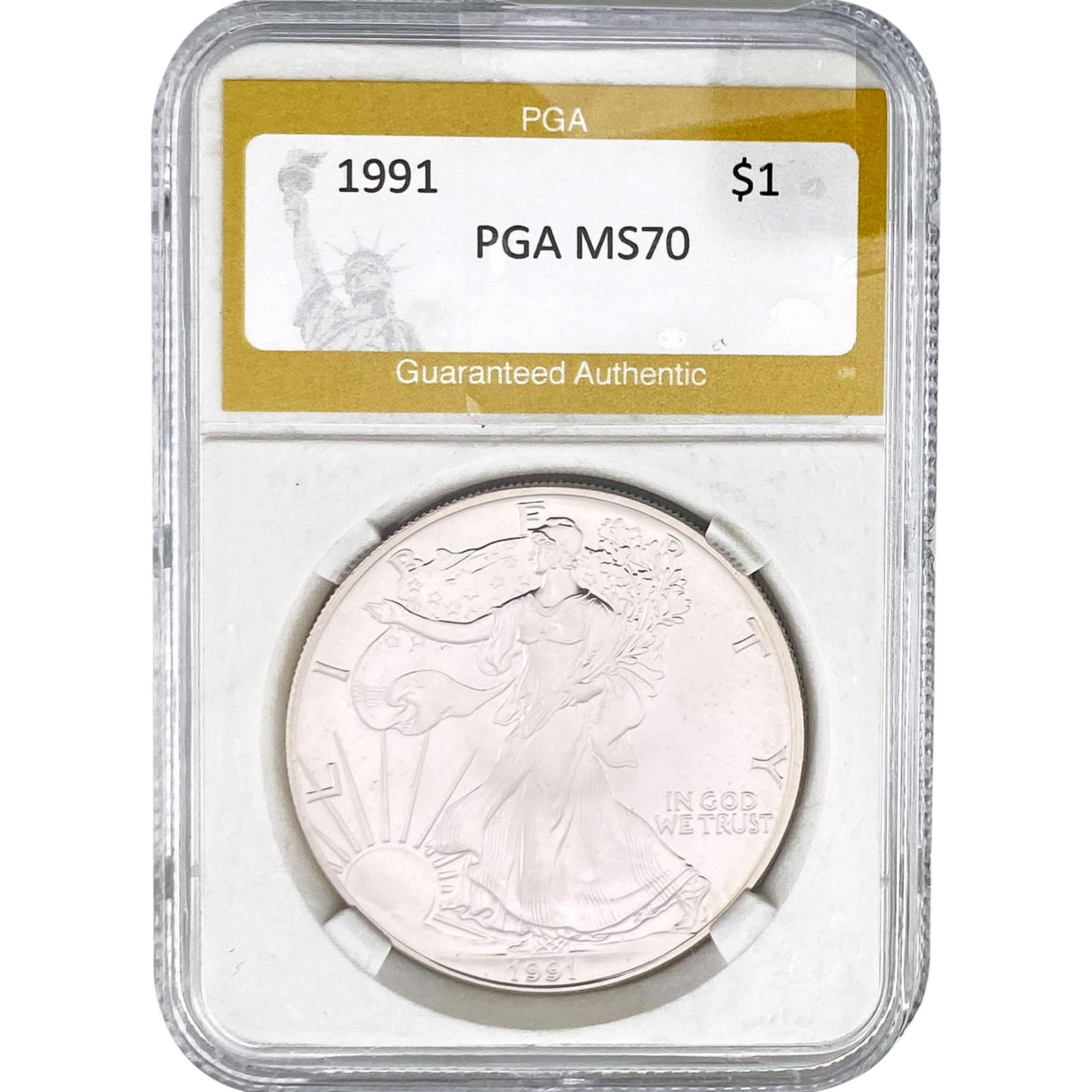 1991 Silver Eagle PGA MS70 (1 of 2)