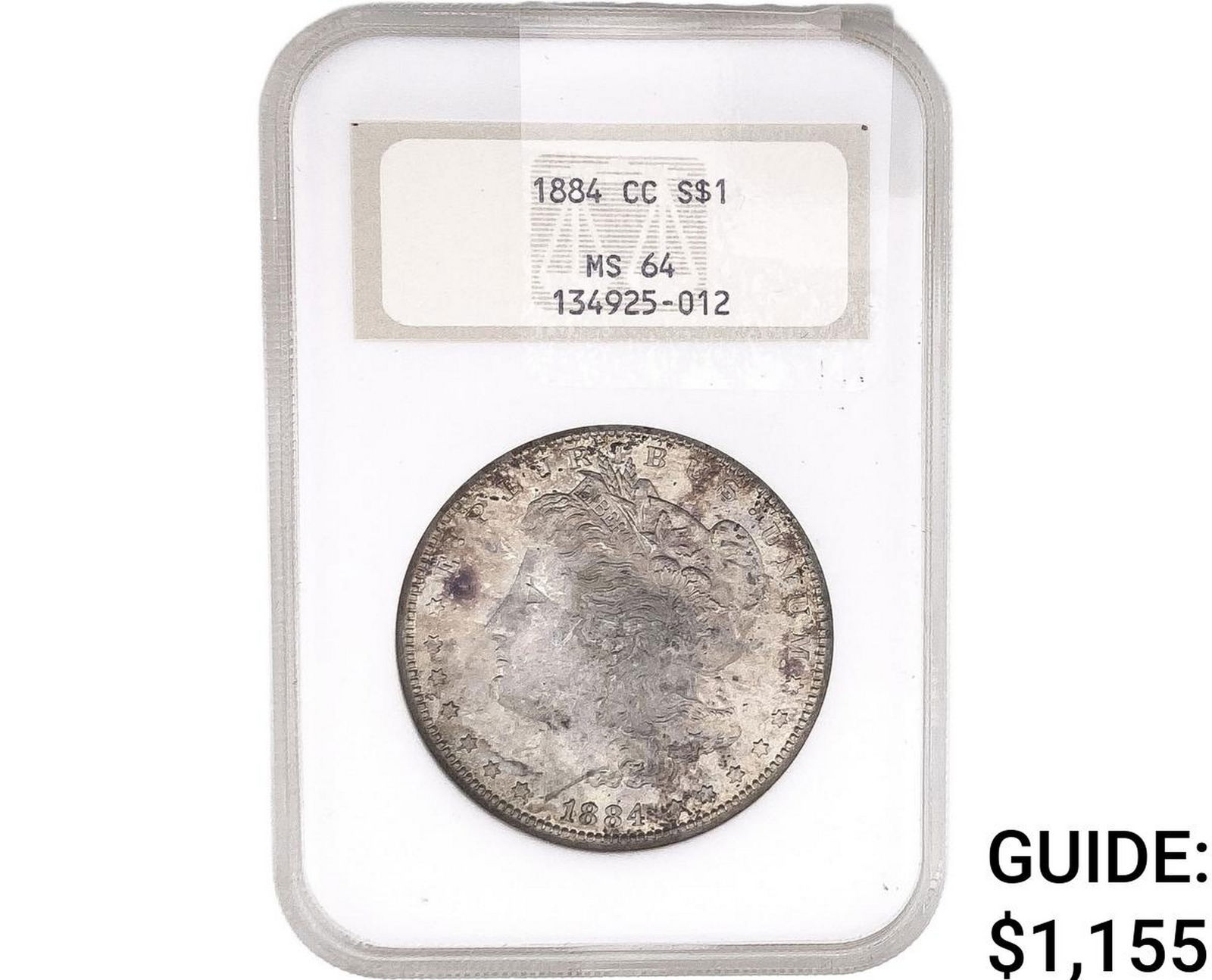 1884-CC Morgan Silver Dollar NGC MS64 (1 of 2)