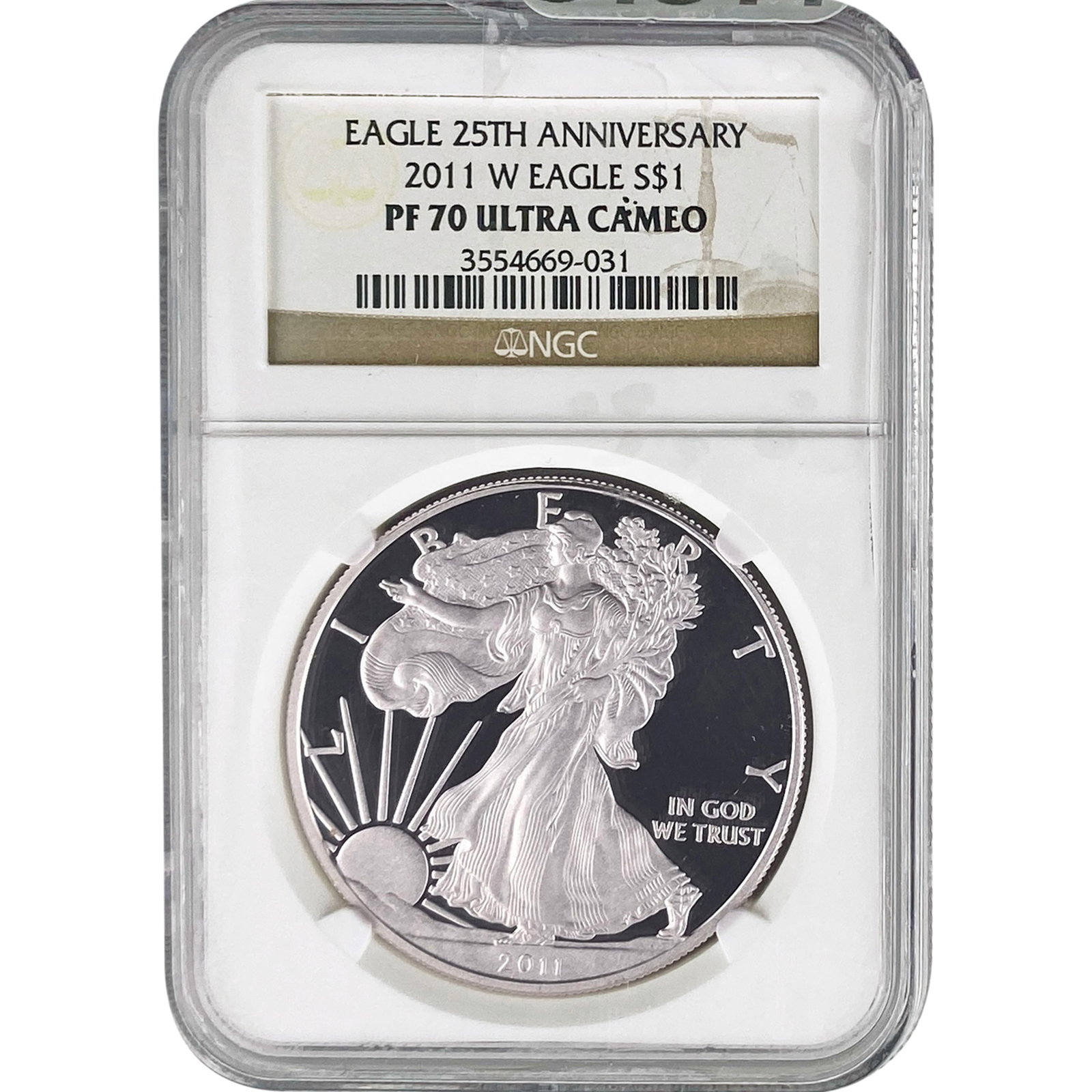 2011-W Silver Eagle NGC PF70 Ultra Cameo: 2011-W Silver Eagle NGC PF70 Ultra Cameo