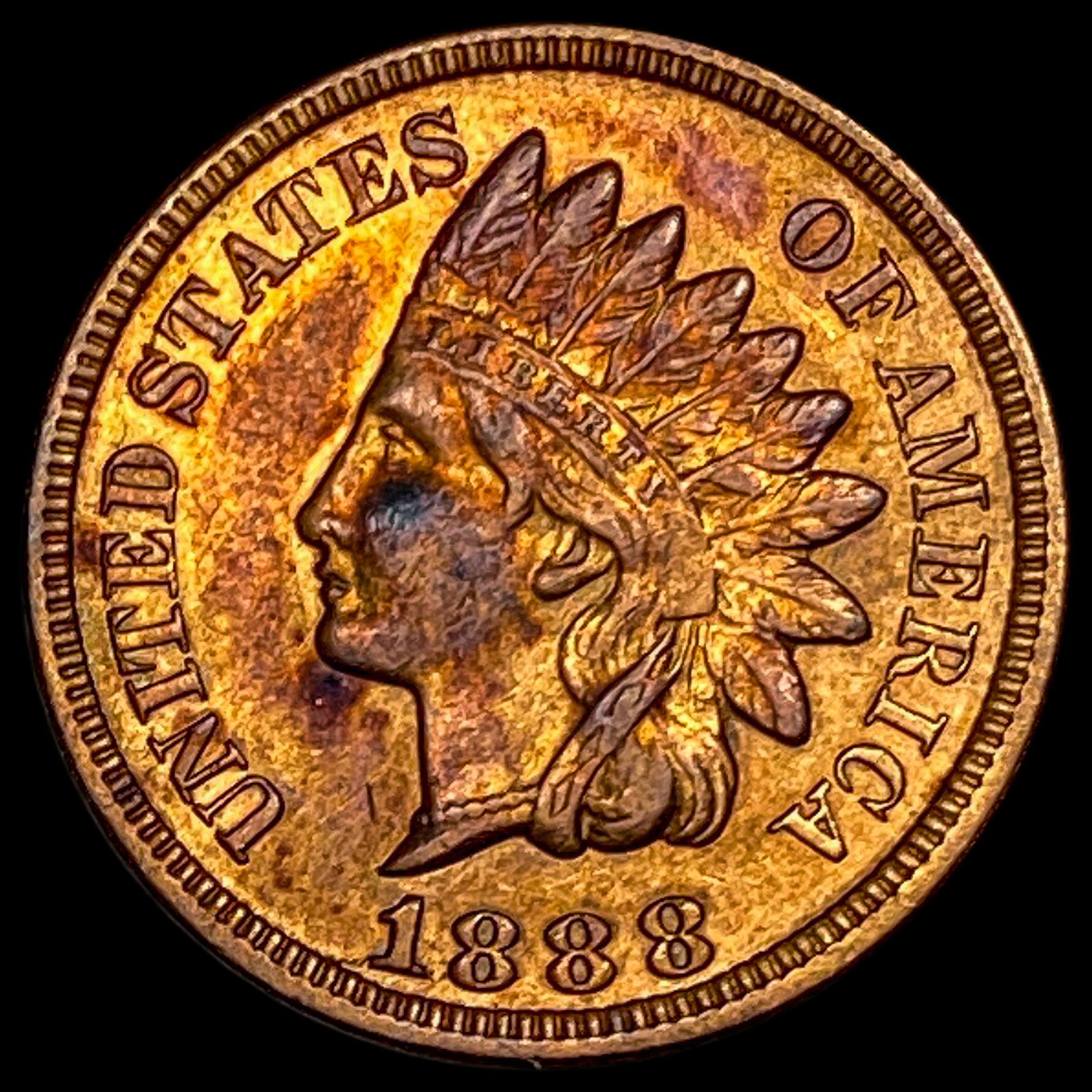 1888 RB Indian Head Cent UNCIRCULATED: 1888 RB Indian Head Cent UNCIRCULATED