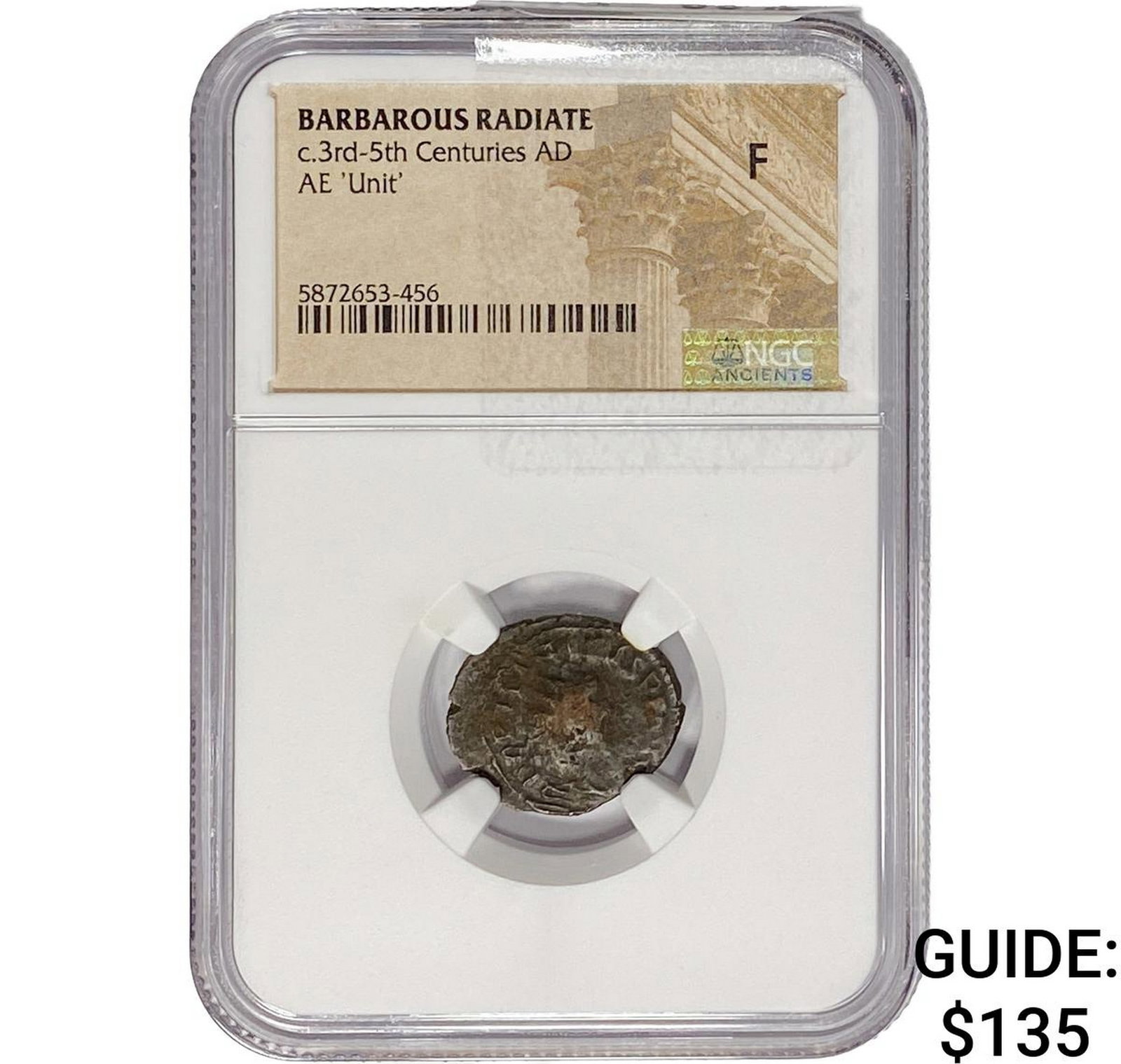 Barbarous Radiate c.3rd-5th Centuries AD AE 'Unit' NGC F: Barbarous Radiate c.3rd-5th Centuries AD AE 'Unit' NGC F