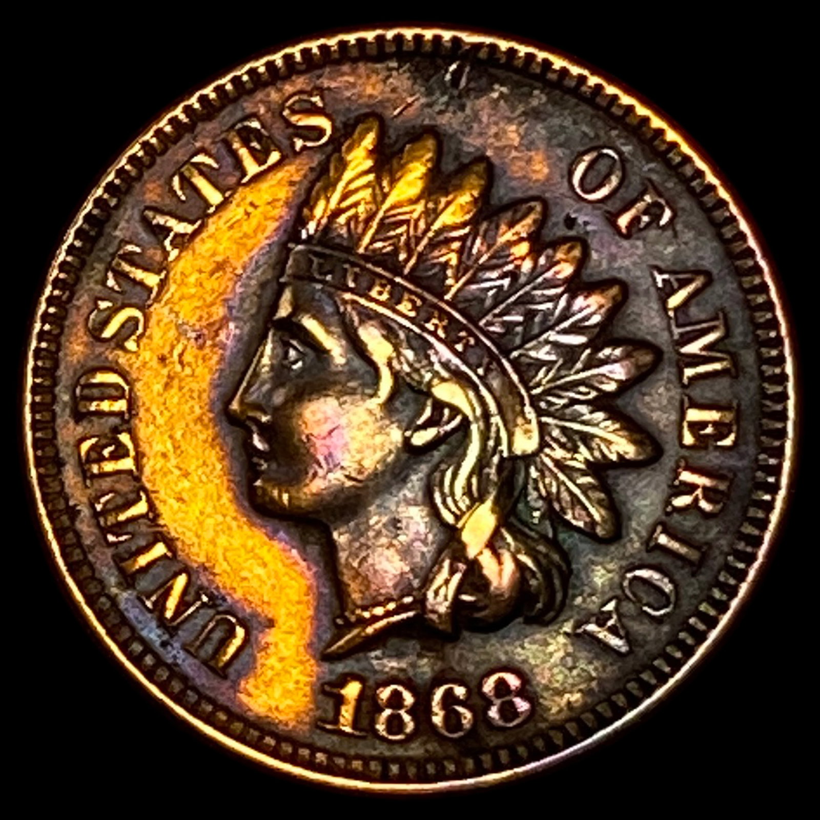 1868 Indian Head Cent UNCIRCULATED: 1868 Indian Head Cent UNCIRCULATED