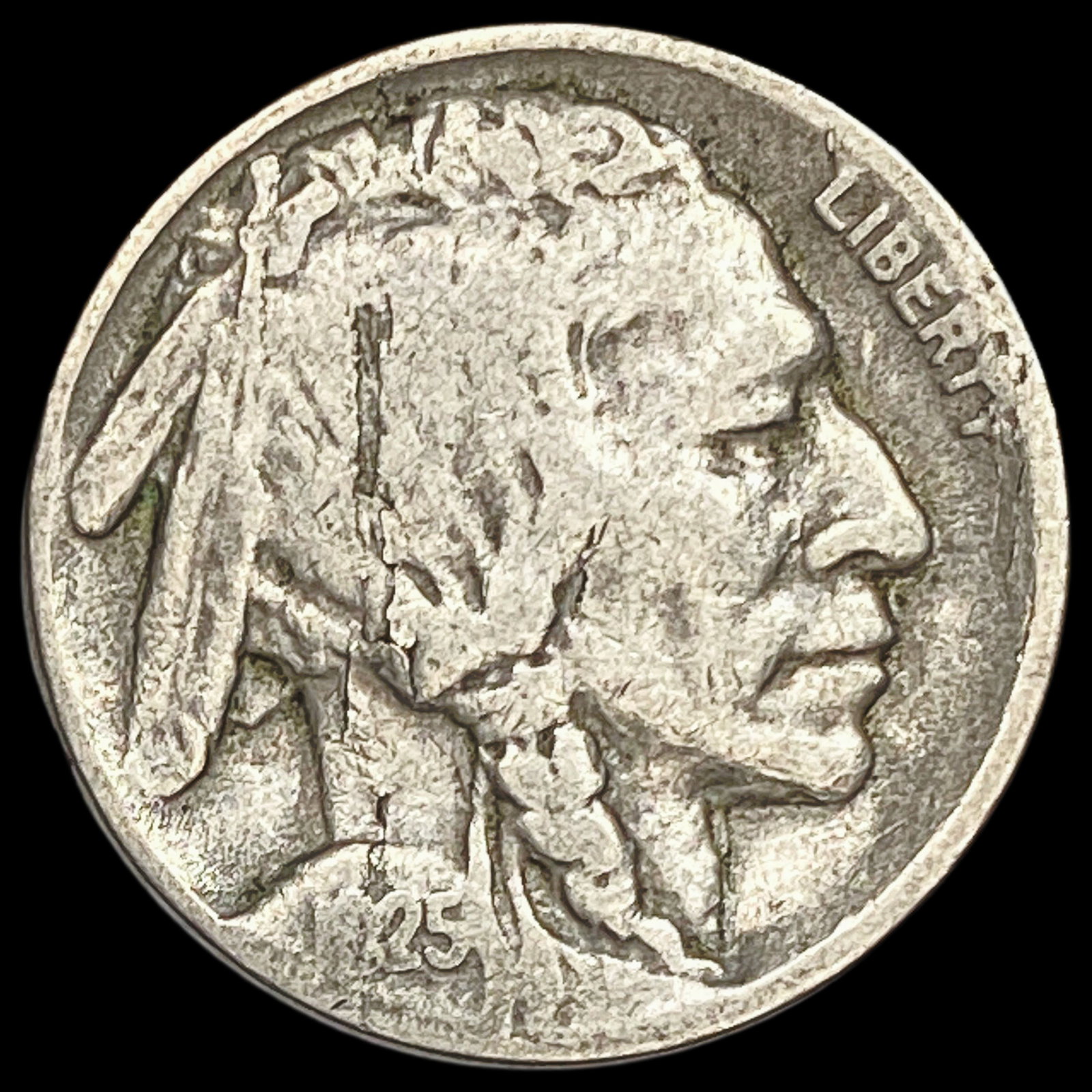 1925-S Buffalo Nickel LIGHTLY CIRCULATED: 1925-S Buffalo Nickel LIGHTLY CIRCULATED