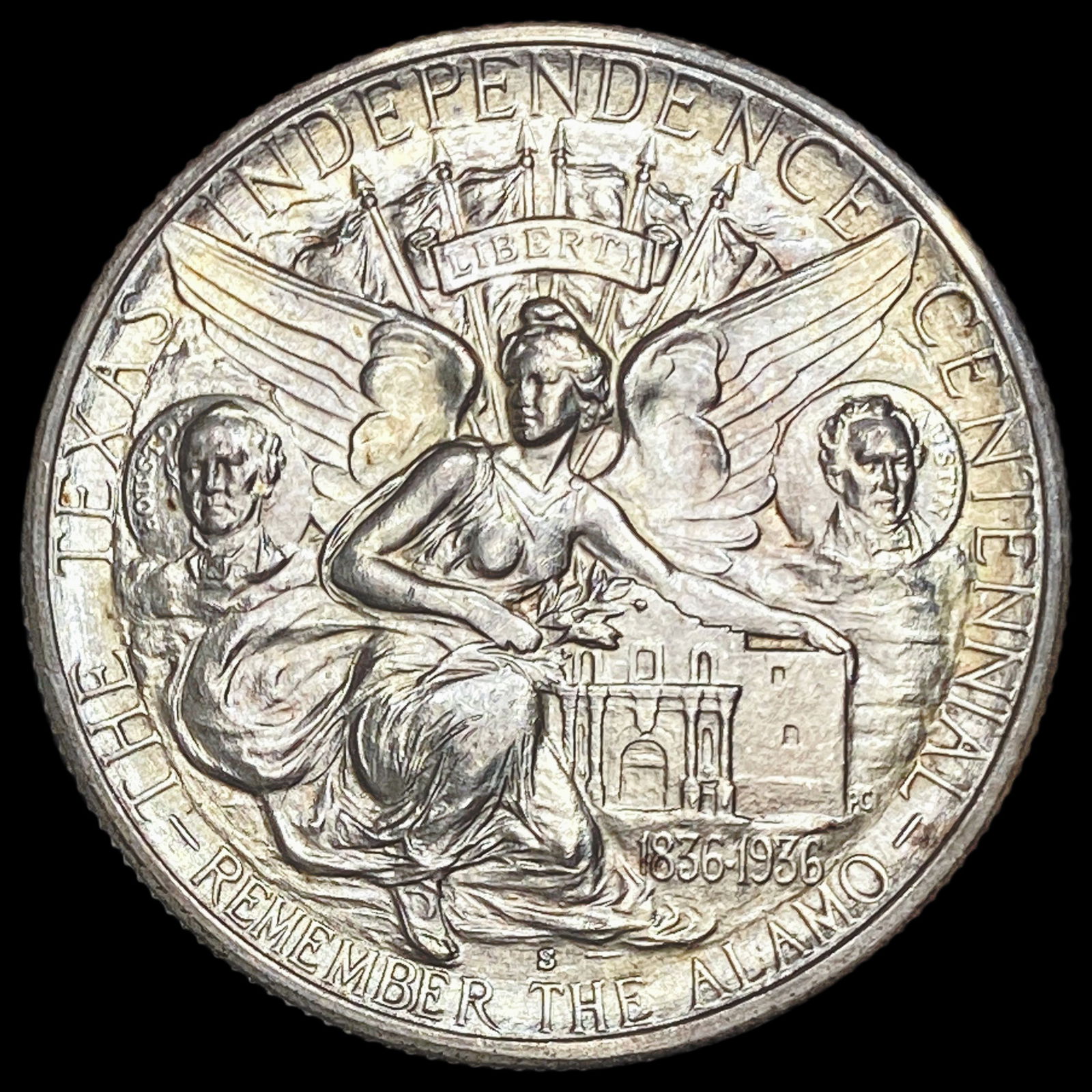 1936-S Silver Texas Half Dollar UNCIRCULATED (1 of 2)