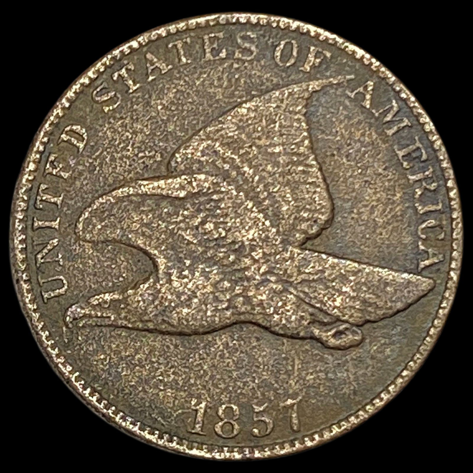 1857 Flying Eagle Cent LIGHTLY CIRCULATED (1 of 2)