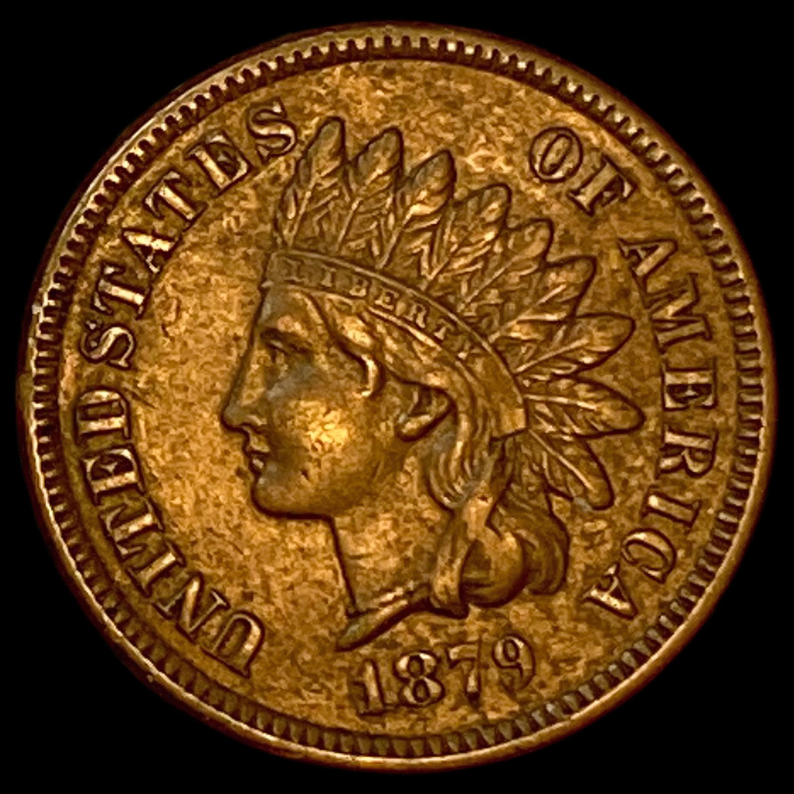1879 Indian Head Cent CLOSELY UNCIRCULATED (1 of 2)