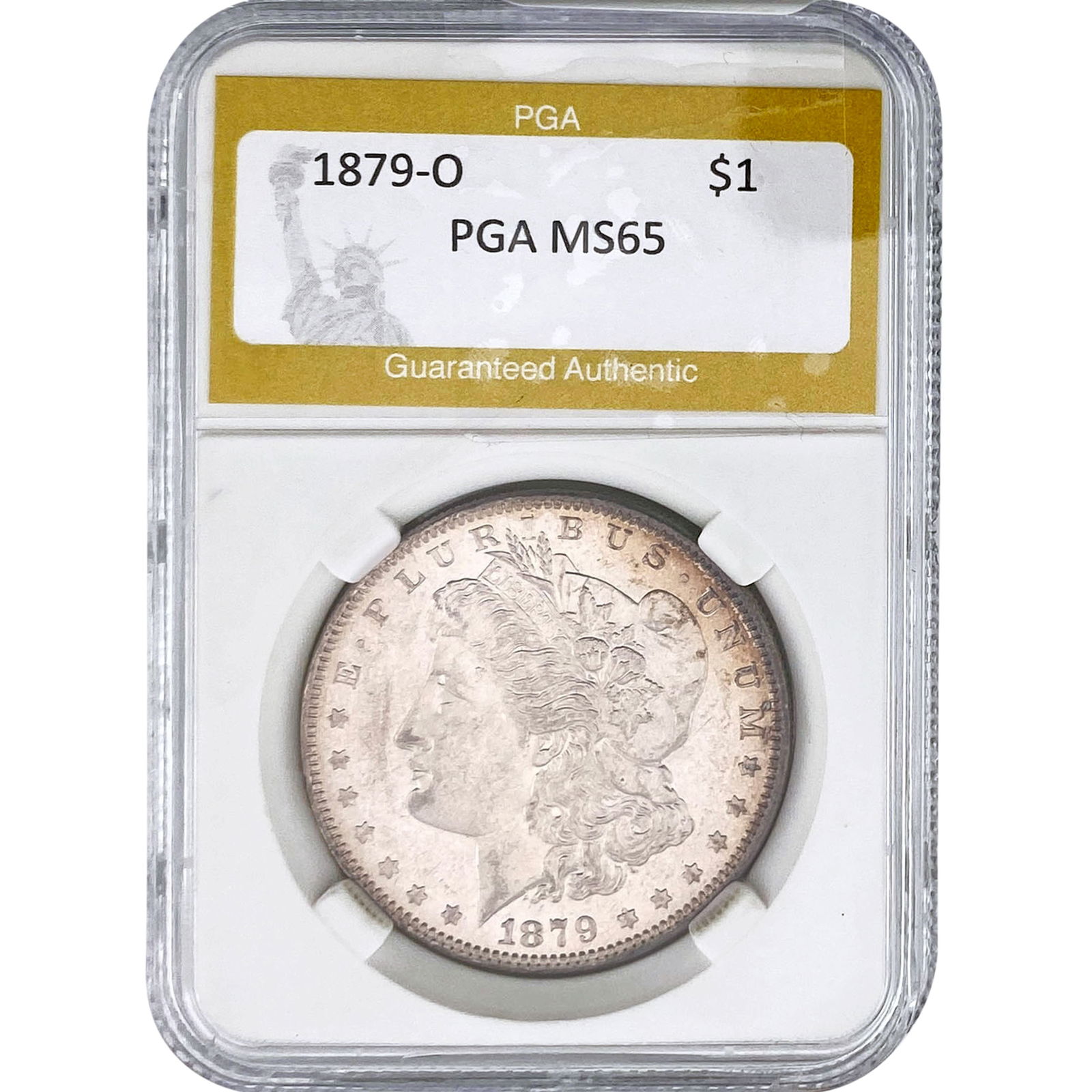 1879-O Morgan Silver Dollar PGA MS65 (1 of 2)