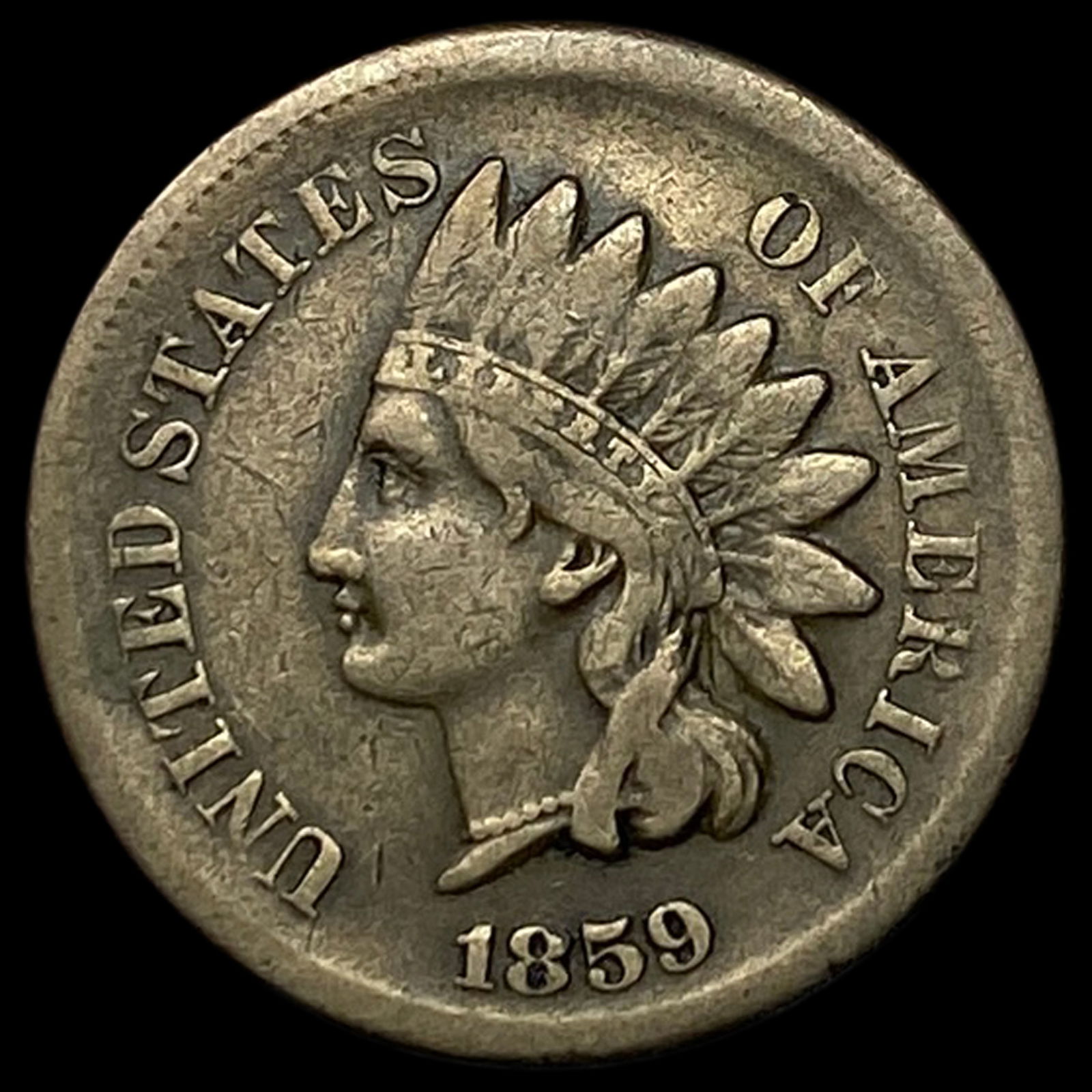 1859 Indian Head Cent LIGHTLY CIRCULATED (1 of 2)