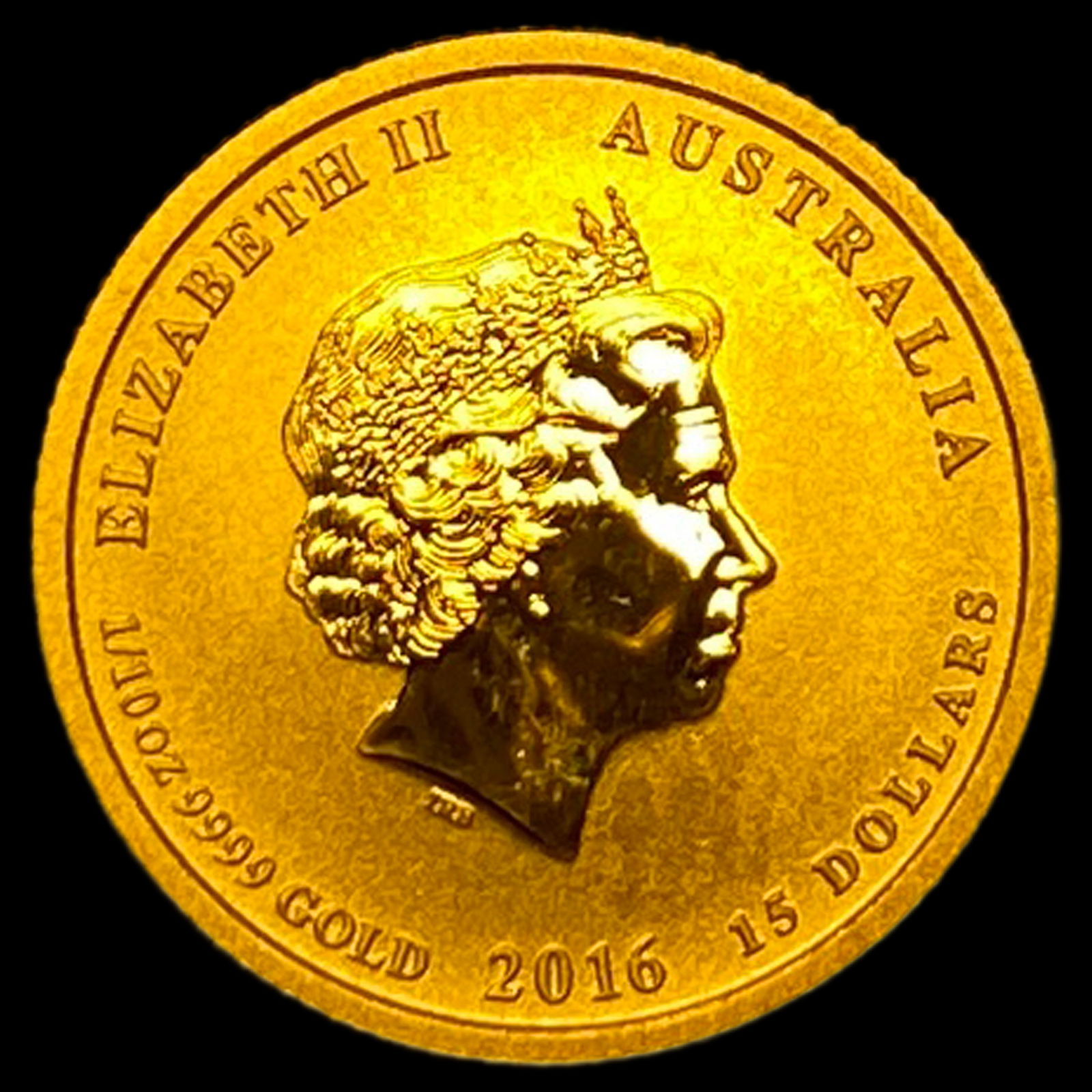 2016 Gold 1/10oz Australia $15 GEM PROOF (1 of 2)