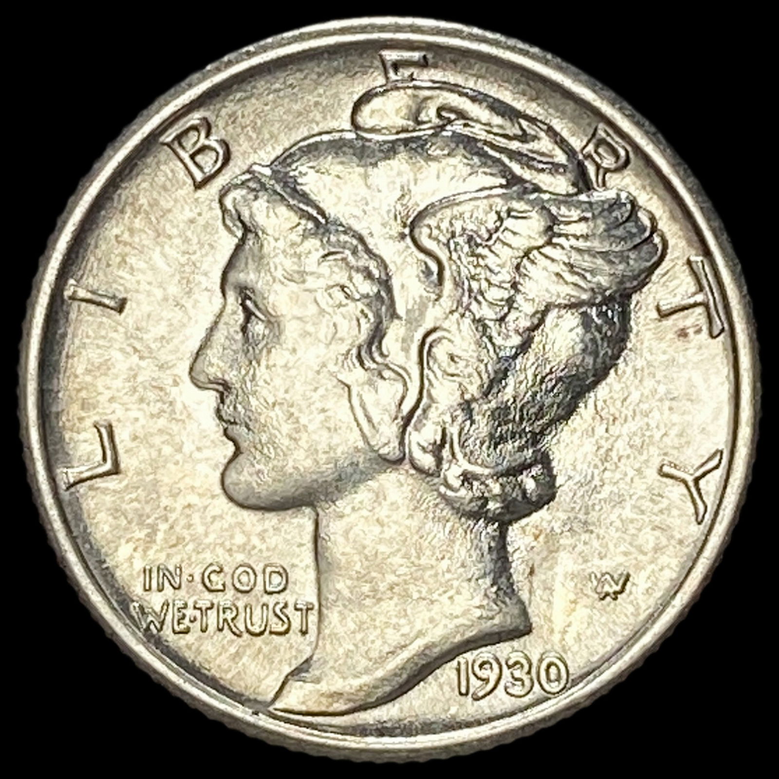 1930 Silver Mercury Dime CHOICE BU (1 of 2)