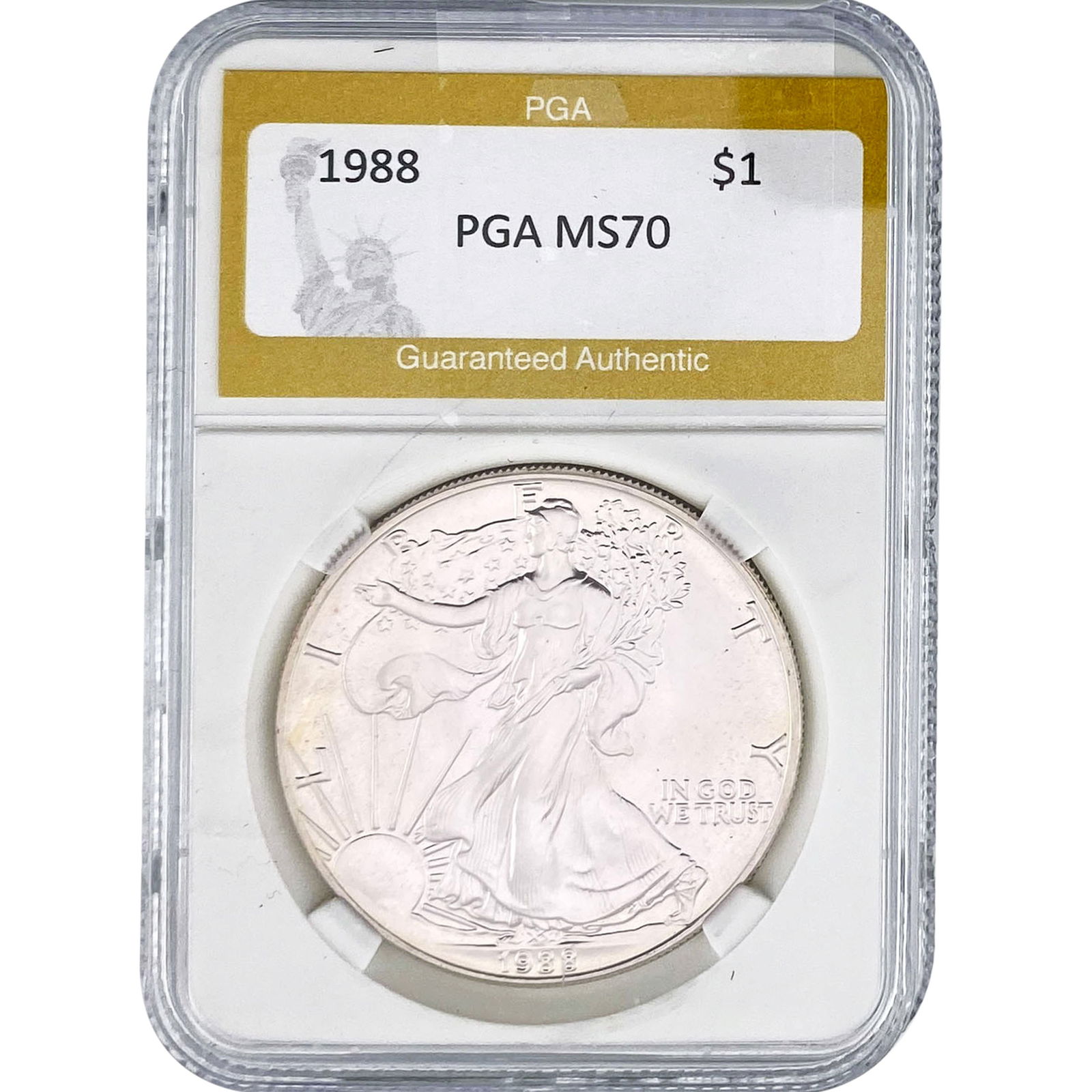 1988 Silver Eagle PGA MS70 (1 of 2)