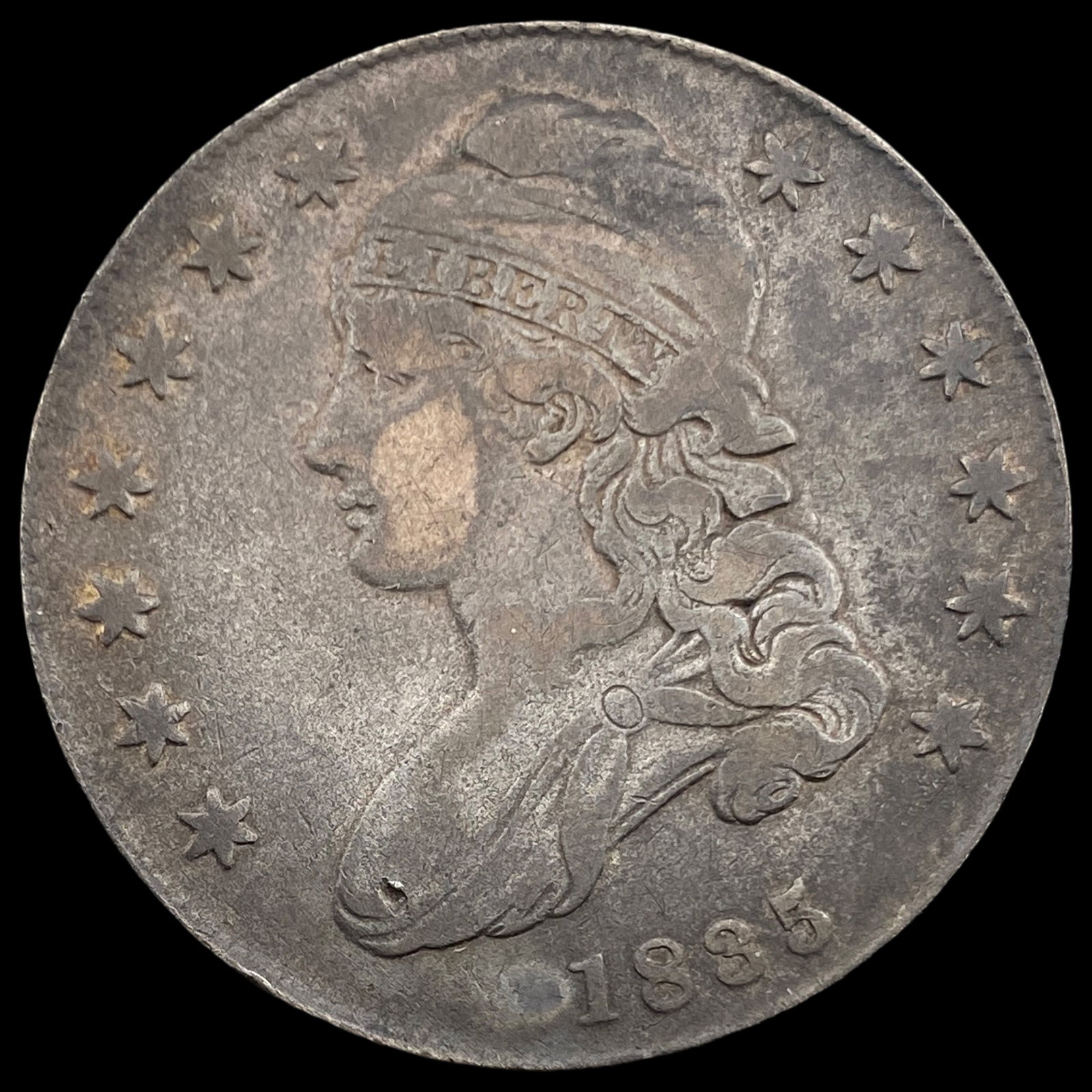 1835 Capped Bust Half Dollar LIGHTLY CIRCULATED: 1835 Capped Bust Half Dollar LIGHTLY CIRCULATED