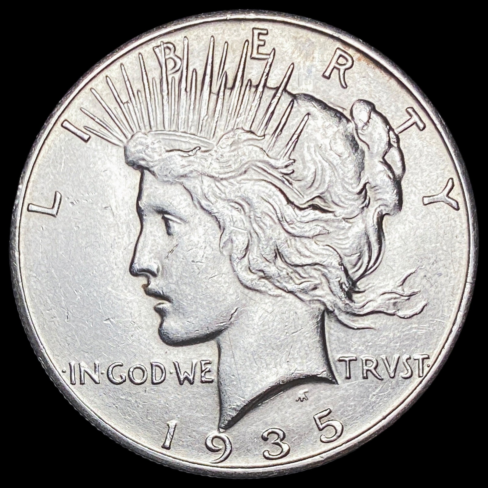 1935-S Silver Peace Dollar UNCIRCULATED: 1935-S Silver Peace Dollar UNCIRCULATED