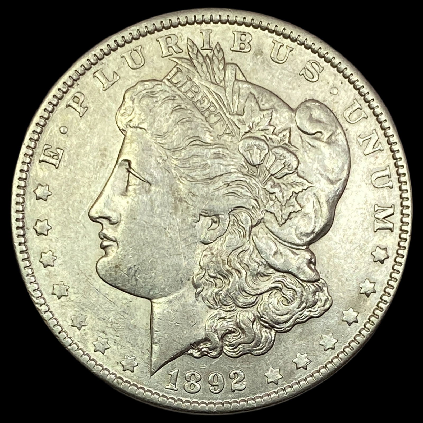 1892 Silver Morgan Dollar CLOSELY  UNCIRCULATED (1 of 2)