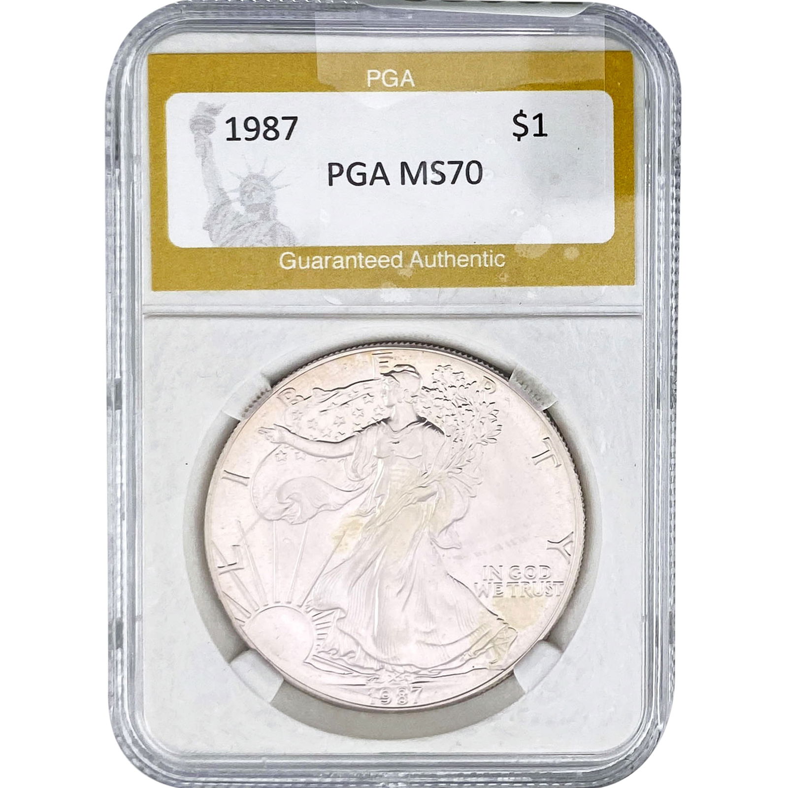 1987 Silver Eagle PGA MS70 (1 of 2)