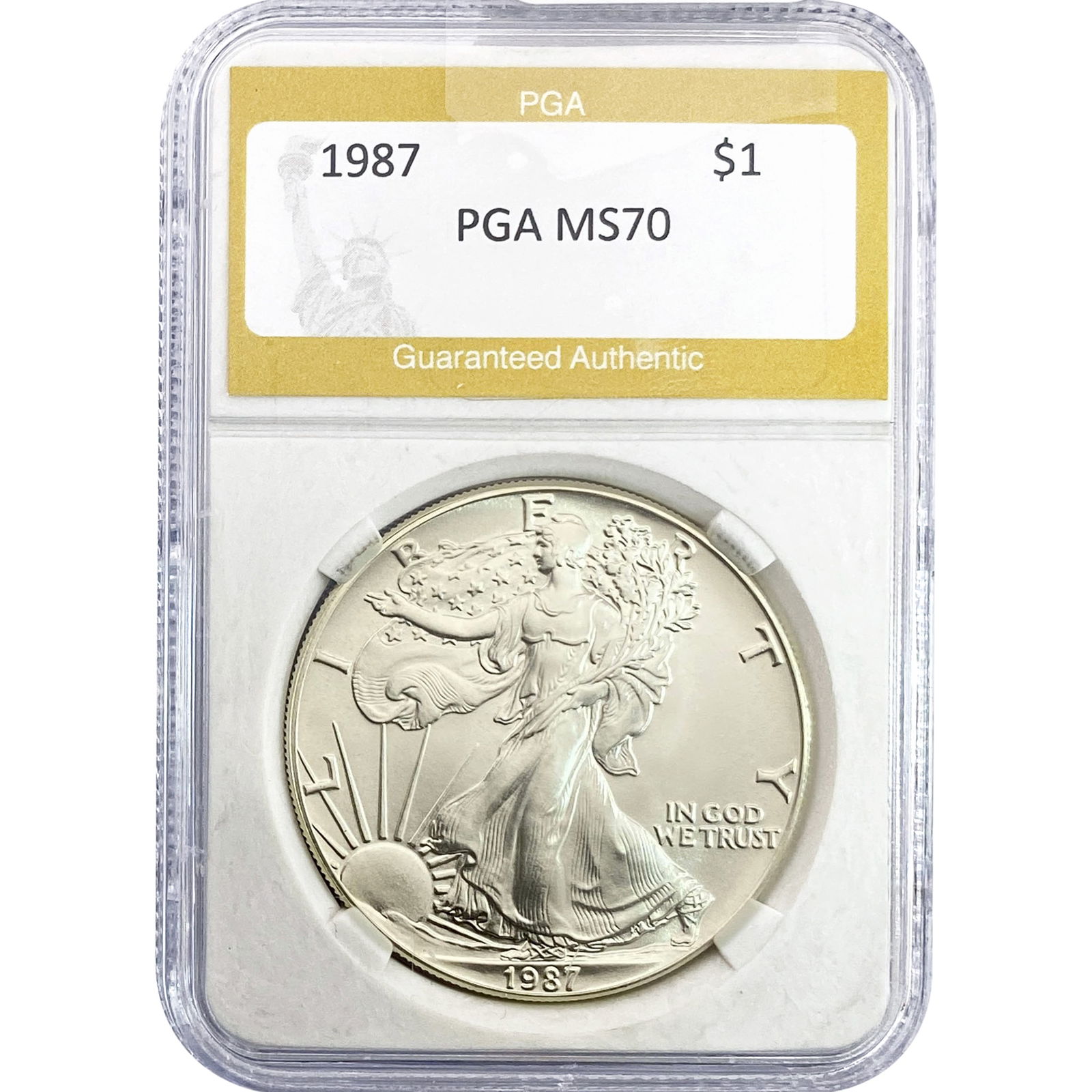 1987 Silver Eagle PGA MS70 (1 of 2)