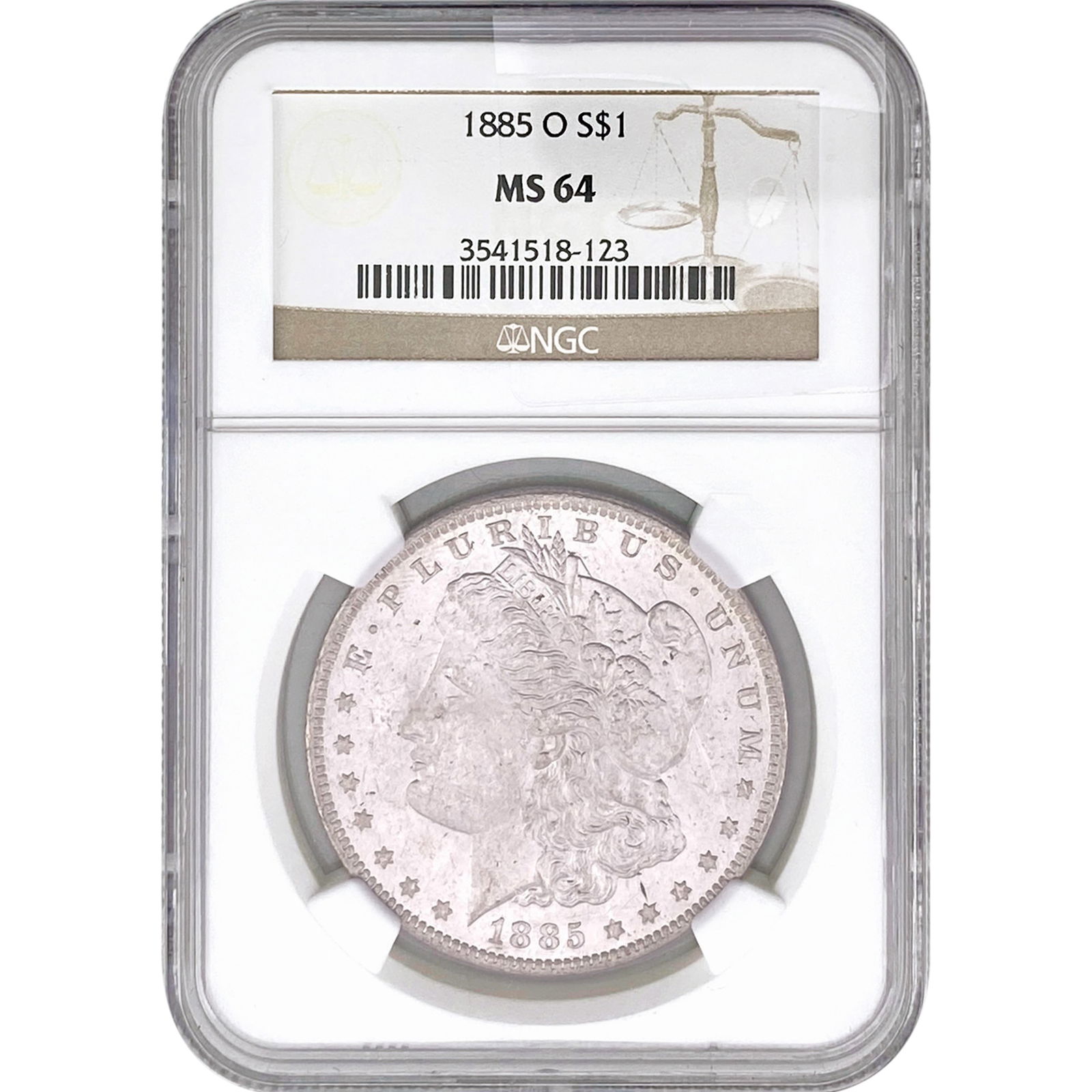 1885-O Morgan Silver Dollar NGC MS64 (1 of 2)