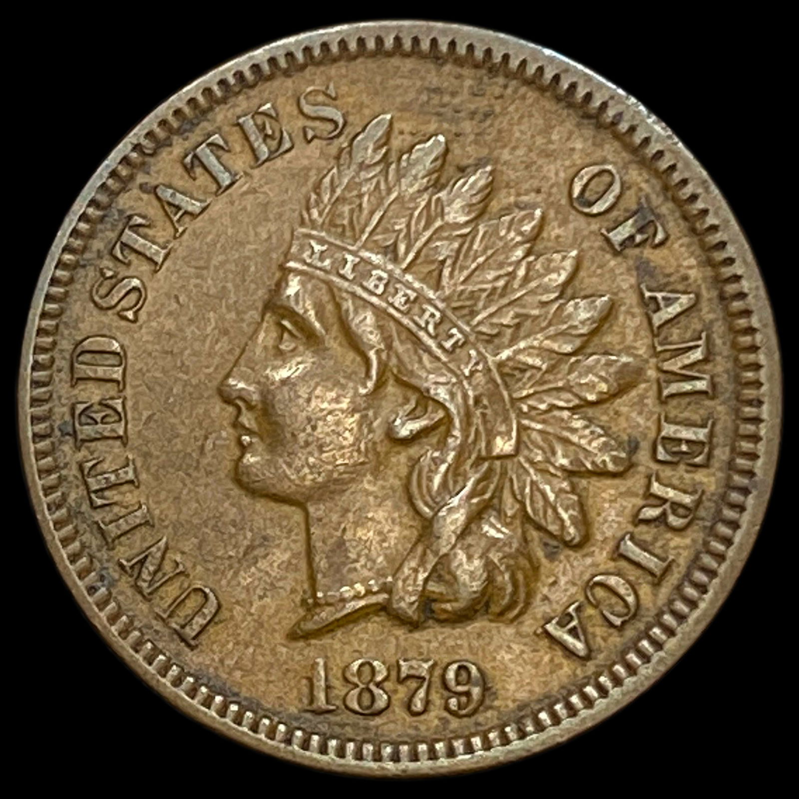 1879 Indian Head Cent CLOSELY UNCIRCULATED (1 of 2)