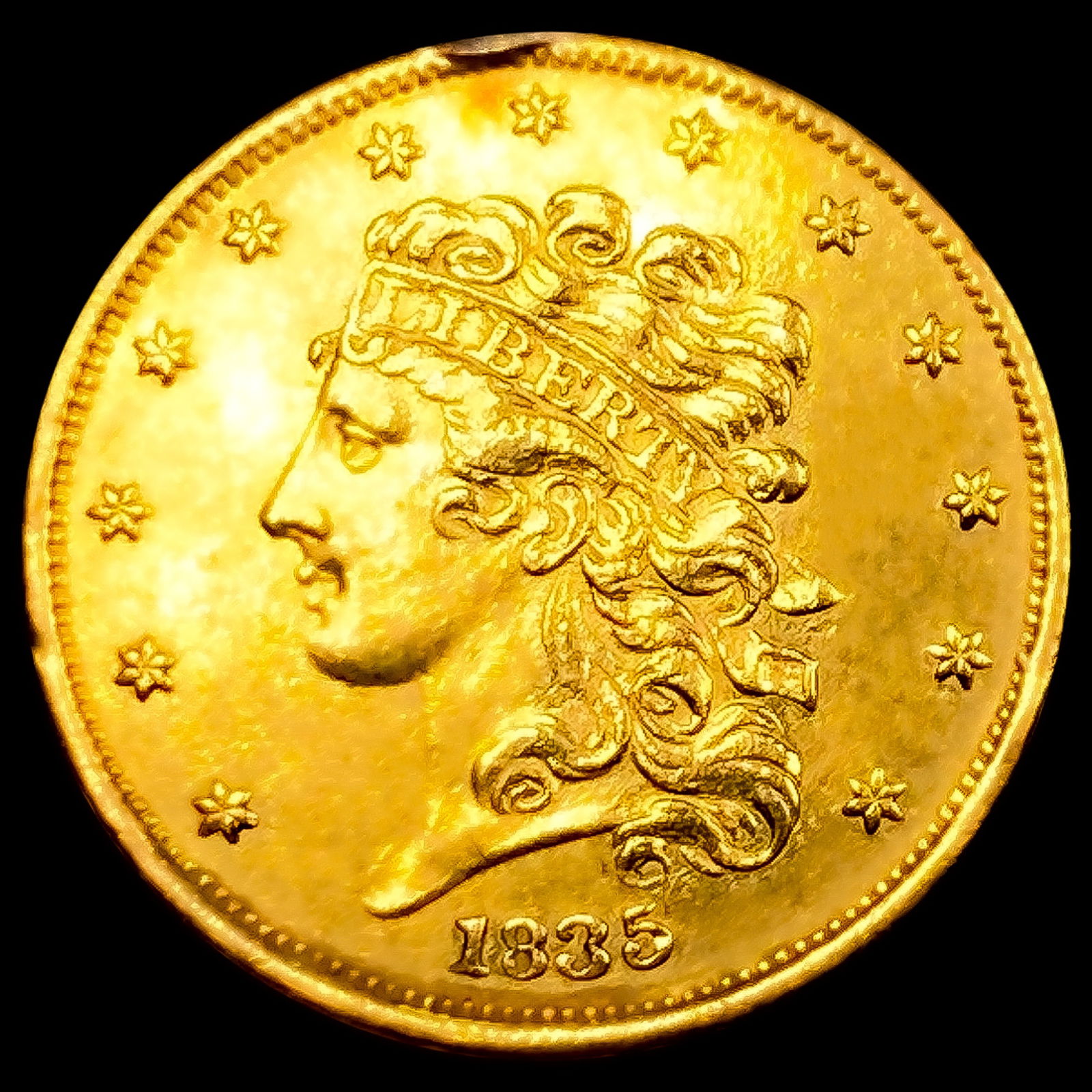 1835 $5 Gold Half Eagle CHOICE AU (1 of 2)