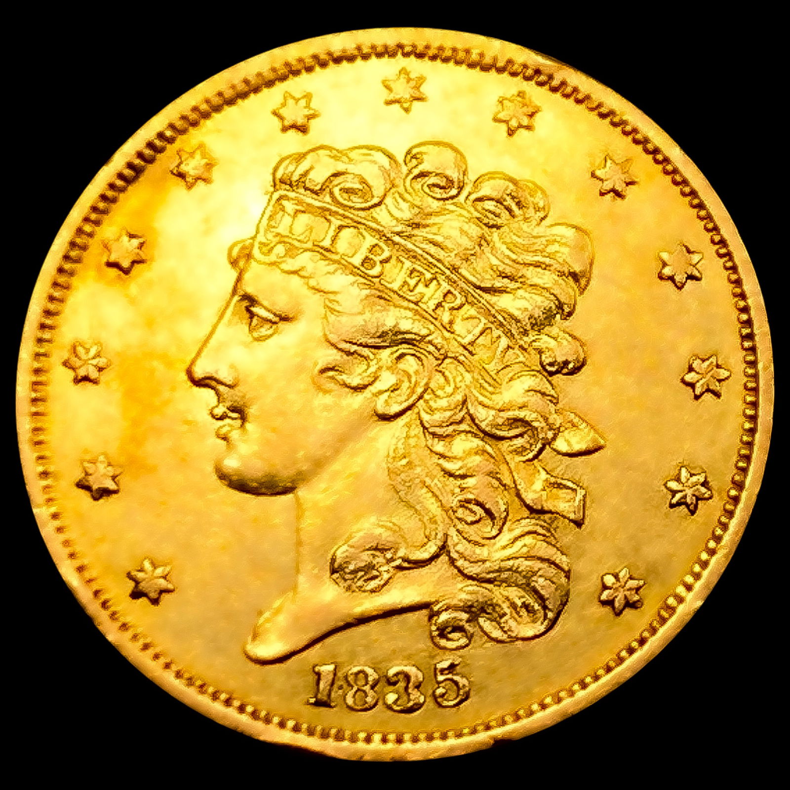1835 $5 Gold Half Eagle CHOICE AU (1 of 2)